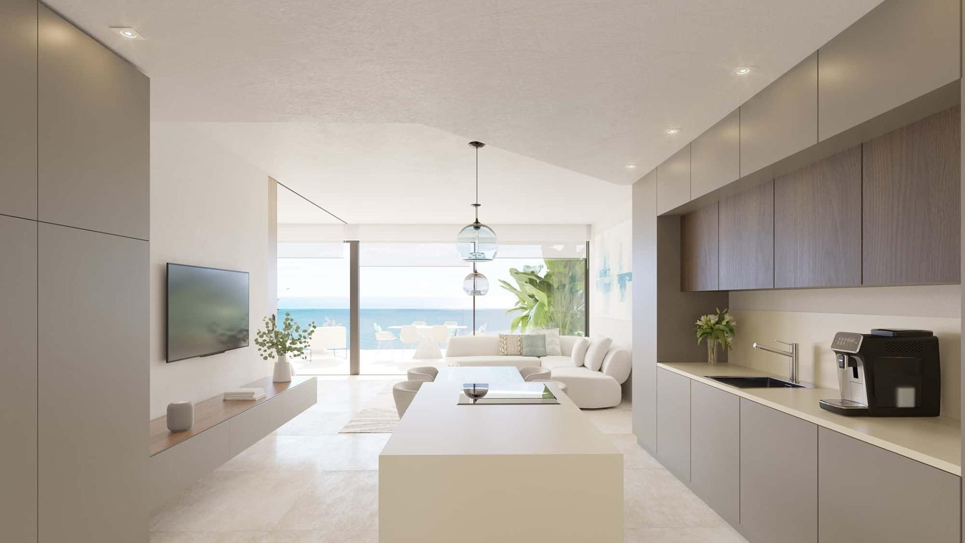 Third bathroom with walk-in shower in penthouse, Carvajal, Fuengirola