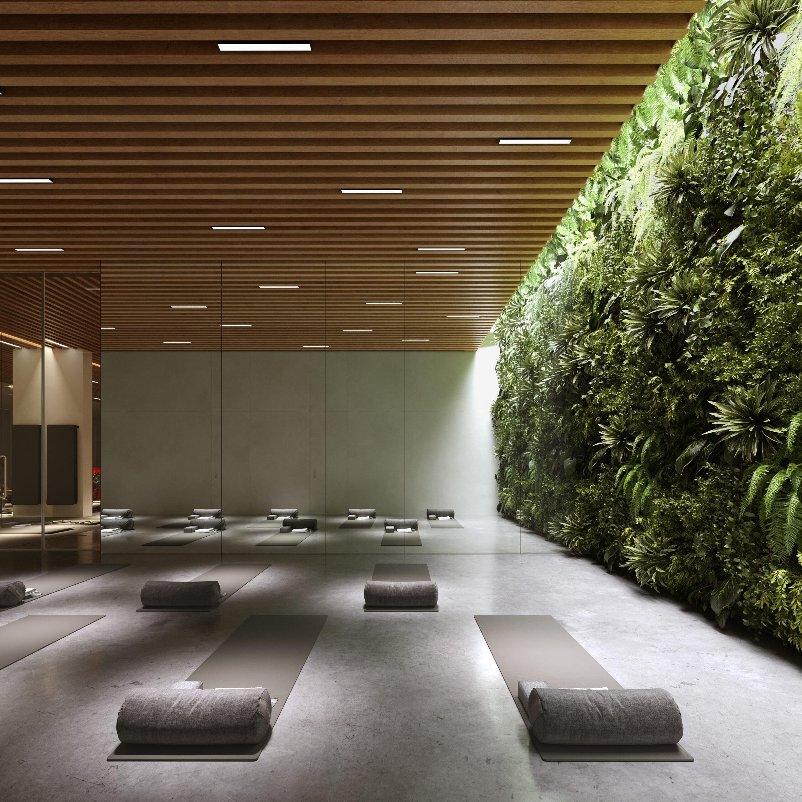 Building entrance and lobby, new-build penthouse complex, Lomas de Marbella Club