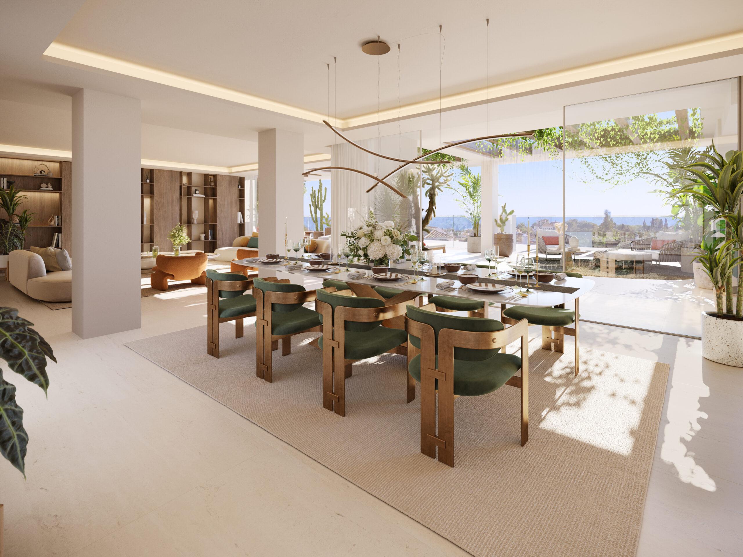 Third bedroom with fitted storage in new-build penthouse, Lomas de Marbella Club