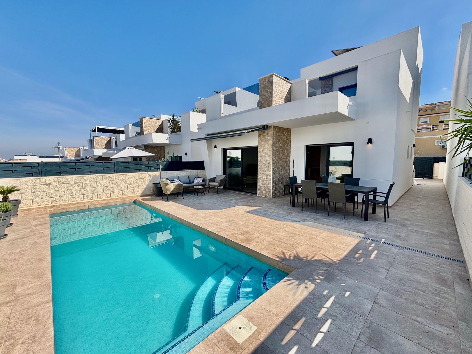 Private plot and outdoor area of new-build villa, Pueblo 4, Benijofar