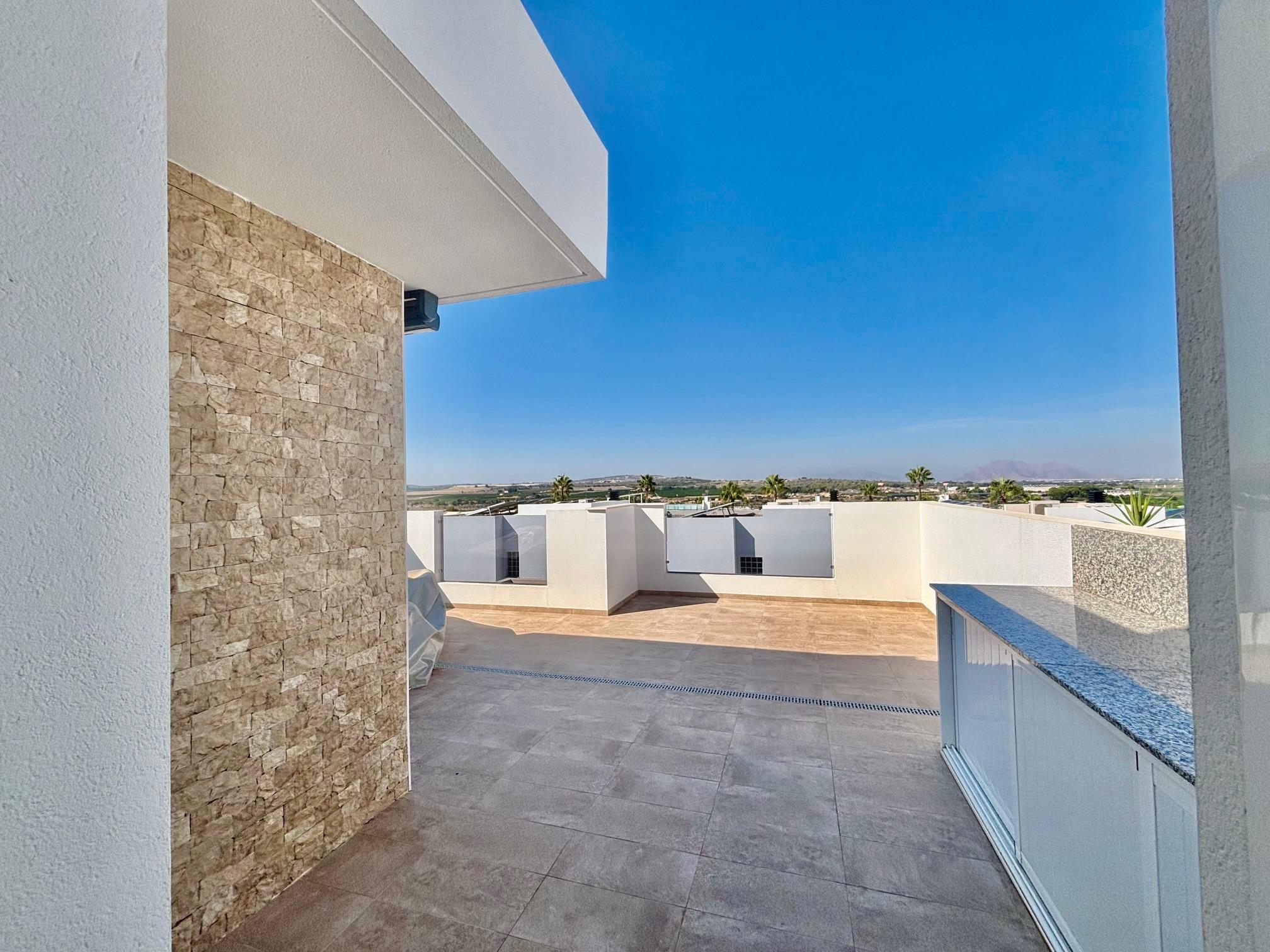 Window and natural light in bedroom, new-build villa, Pueblo 4, Benijofar