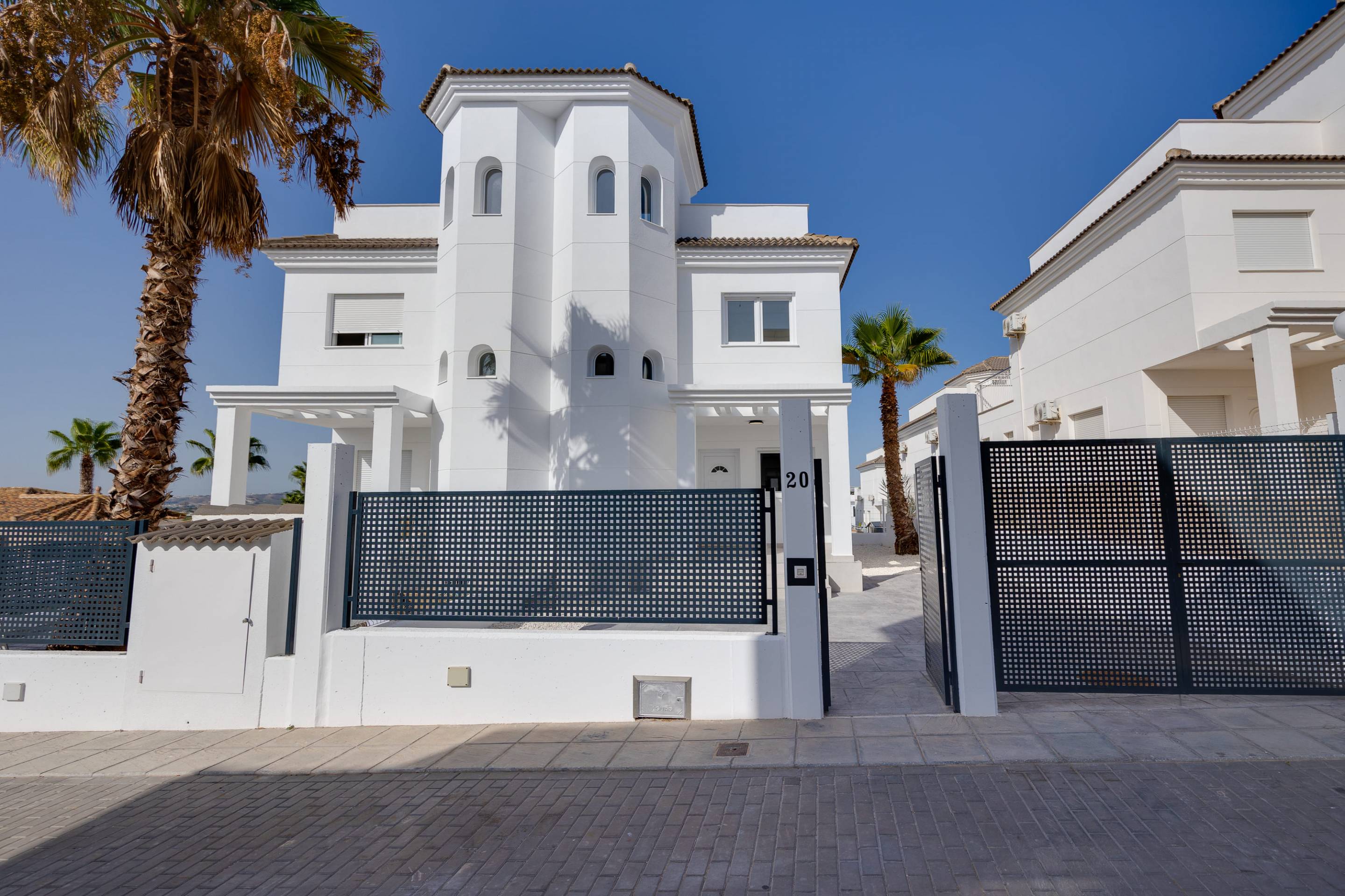 View from solarium of 3-bedroom villa in La Marina