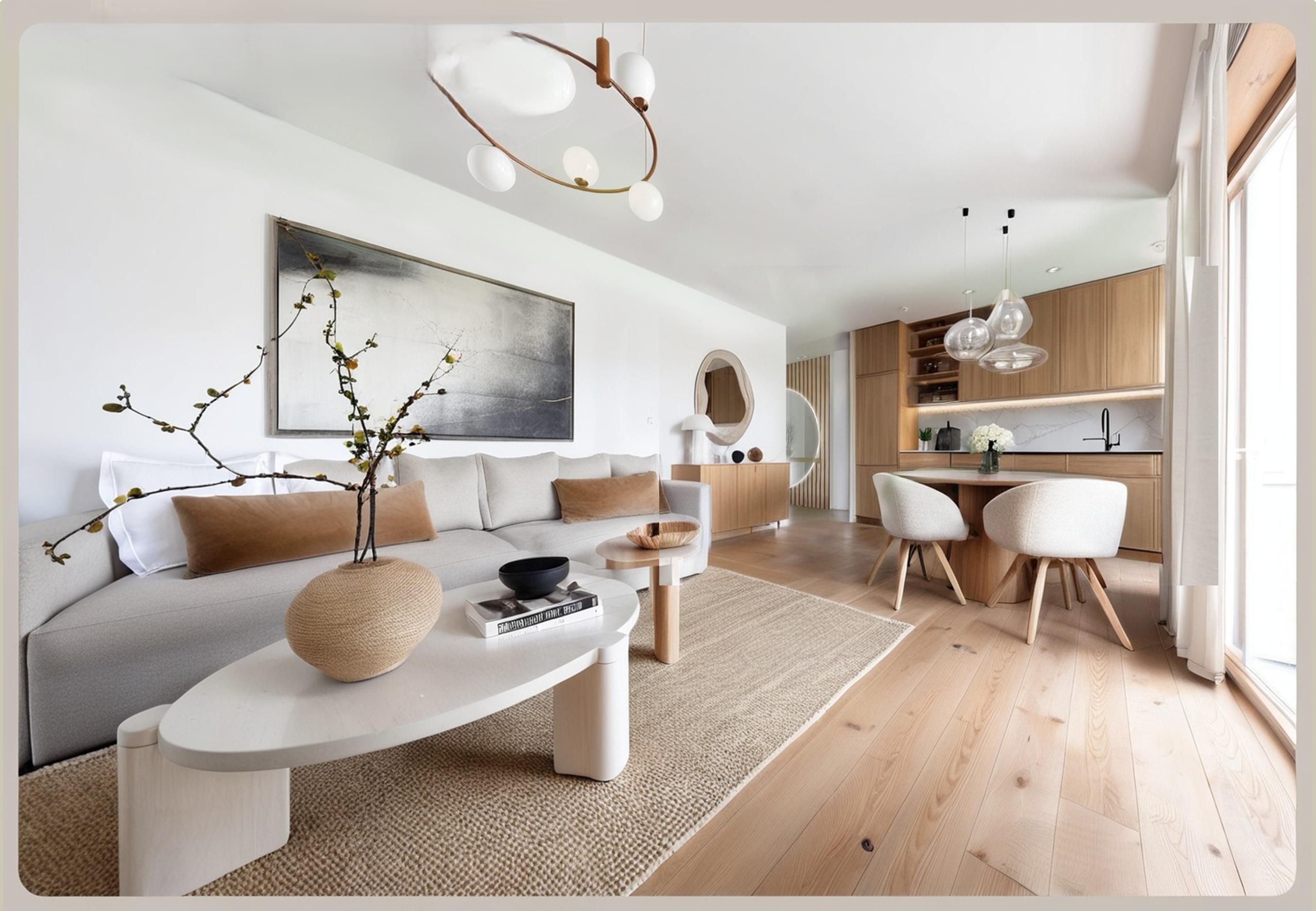 Living area in 2-bedroom apartment, Bigastro, Alicante