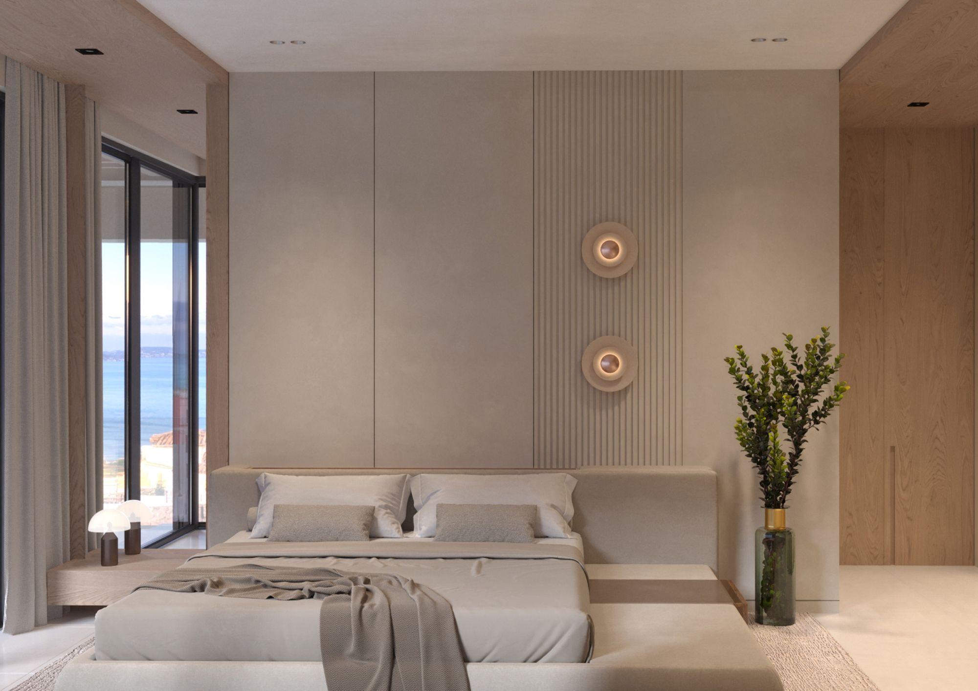 Walk-in shower in en-suite bathroom, new-build villa, Sitio de Calahonda