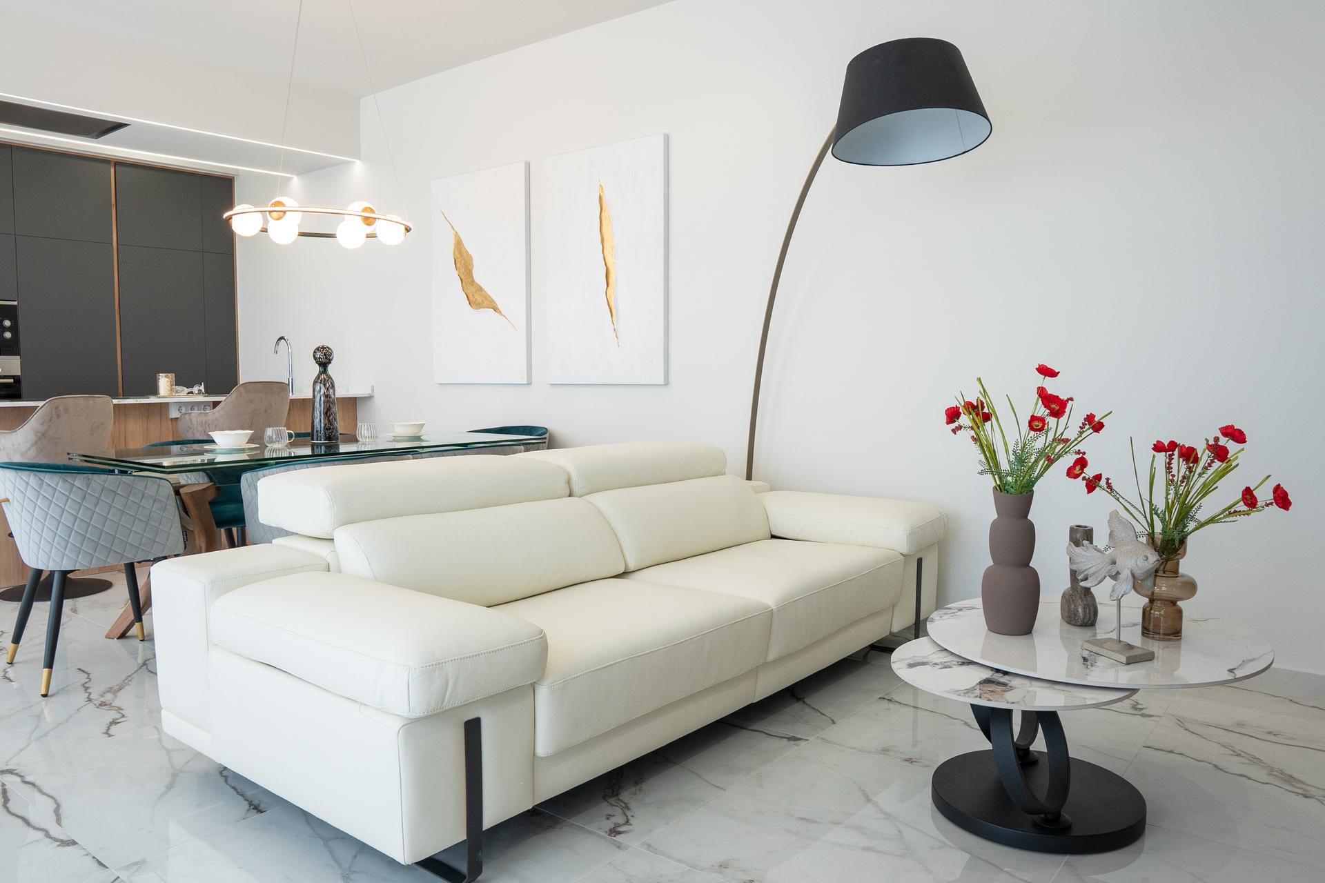 Ground floor outdoor terrace area, new-build villa, Lo Marabú
