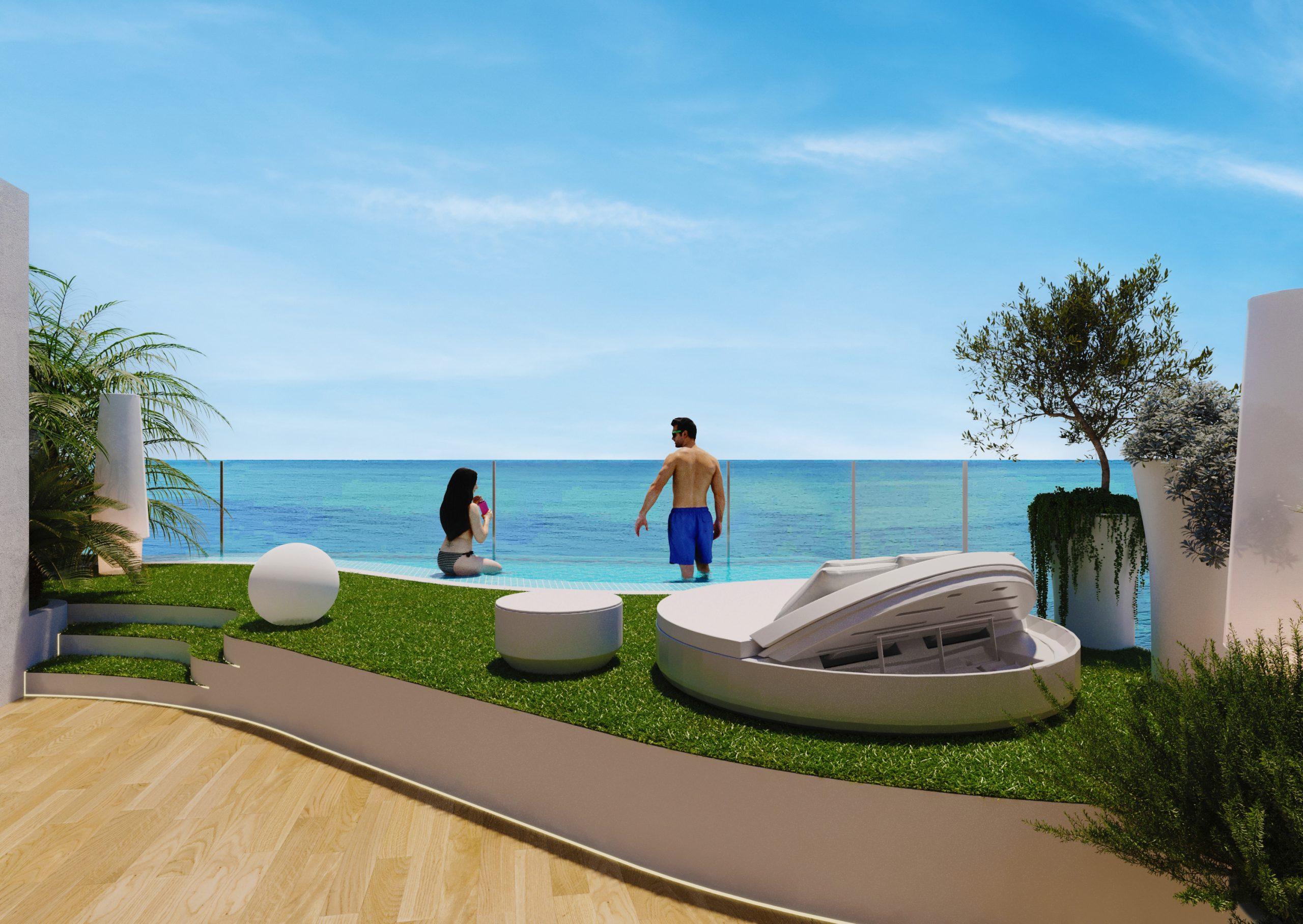 Entrance of the penthouse in Playa del Esparto-Veneziola, La Manga Del Mar Menor