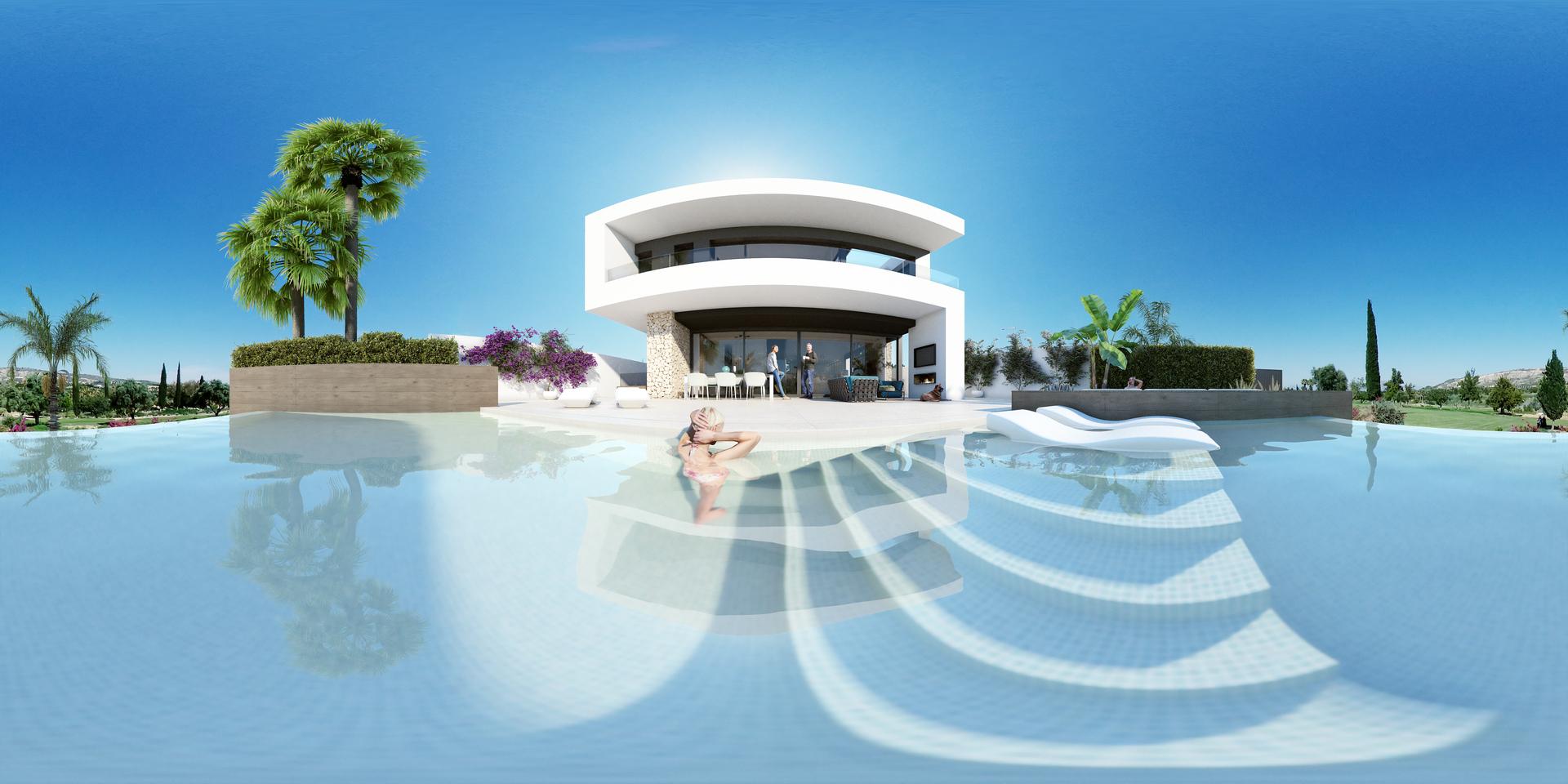 Third bedroom in 3-bedroom new-build villa, Algorfa