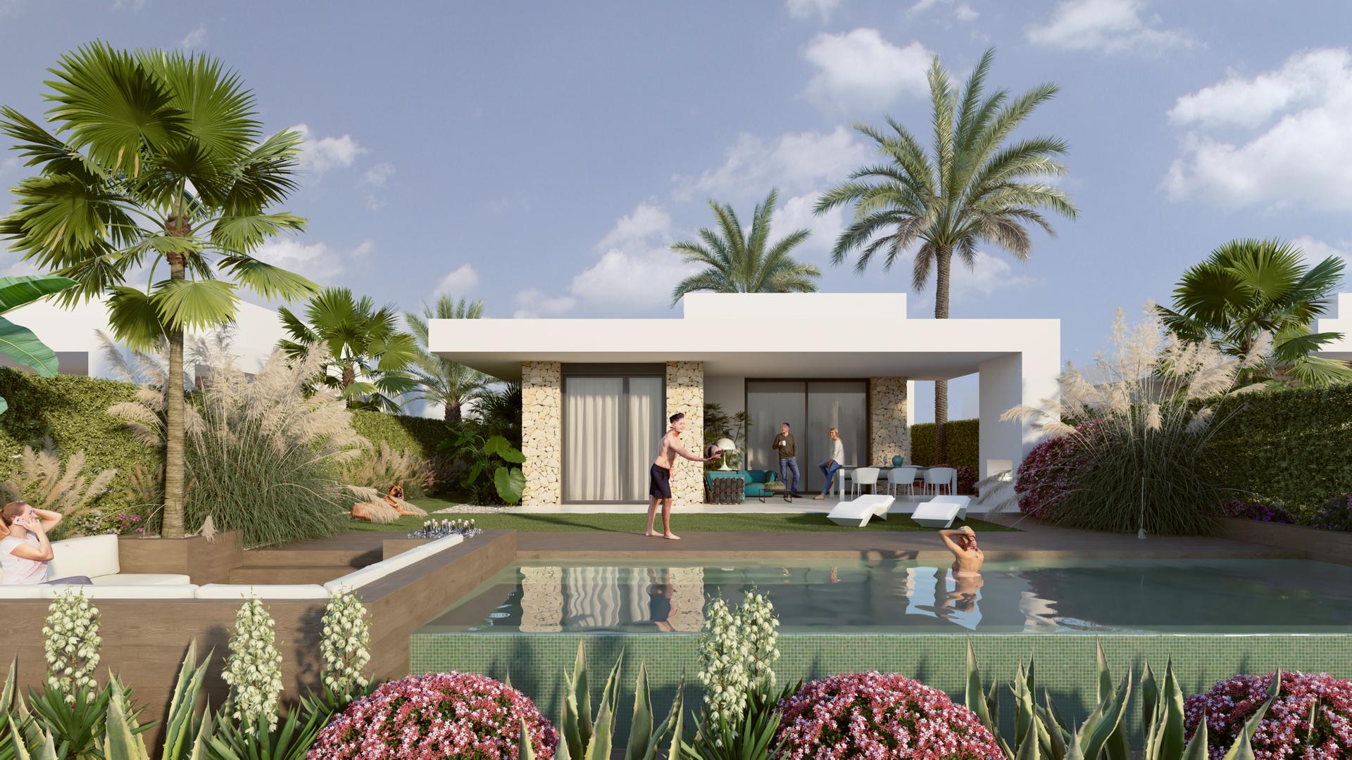 Main bedroom in new-build villa, Algorfa, Alicante