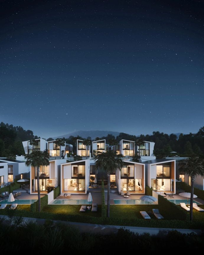 Third bedroom in 4-bedroom new-build villa, Calaburra, Mijas