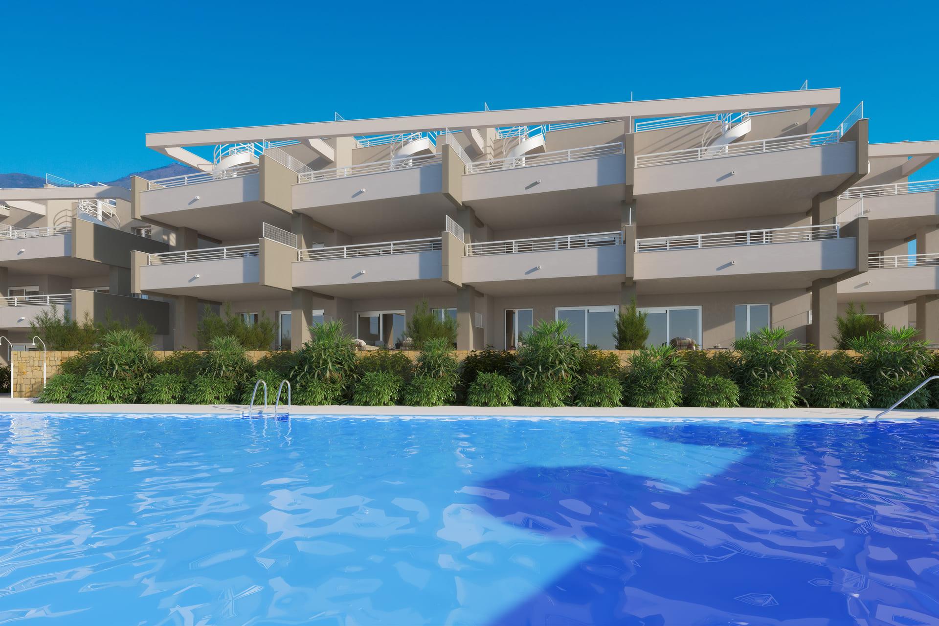 Development perimeter and greenery, Estepona Golf, Estepona