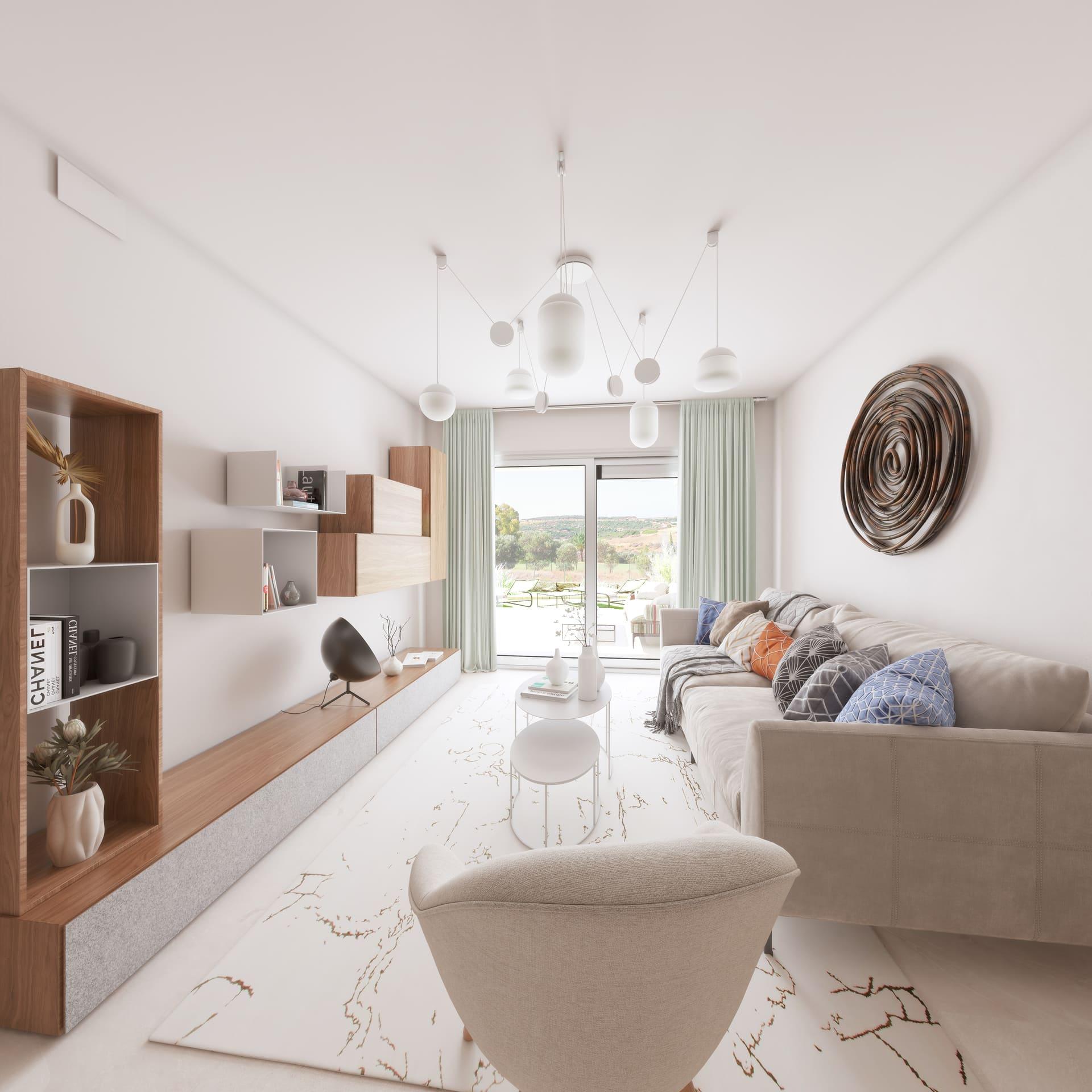 Second bedroom in 2-bedroom new-build apartment, Estepona Golf, Estepona