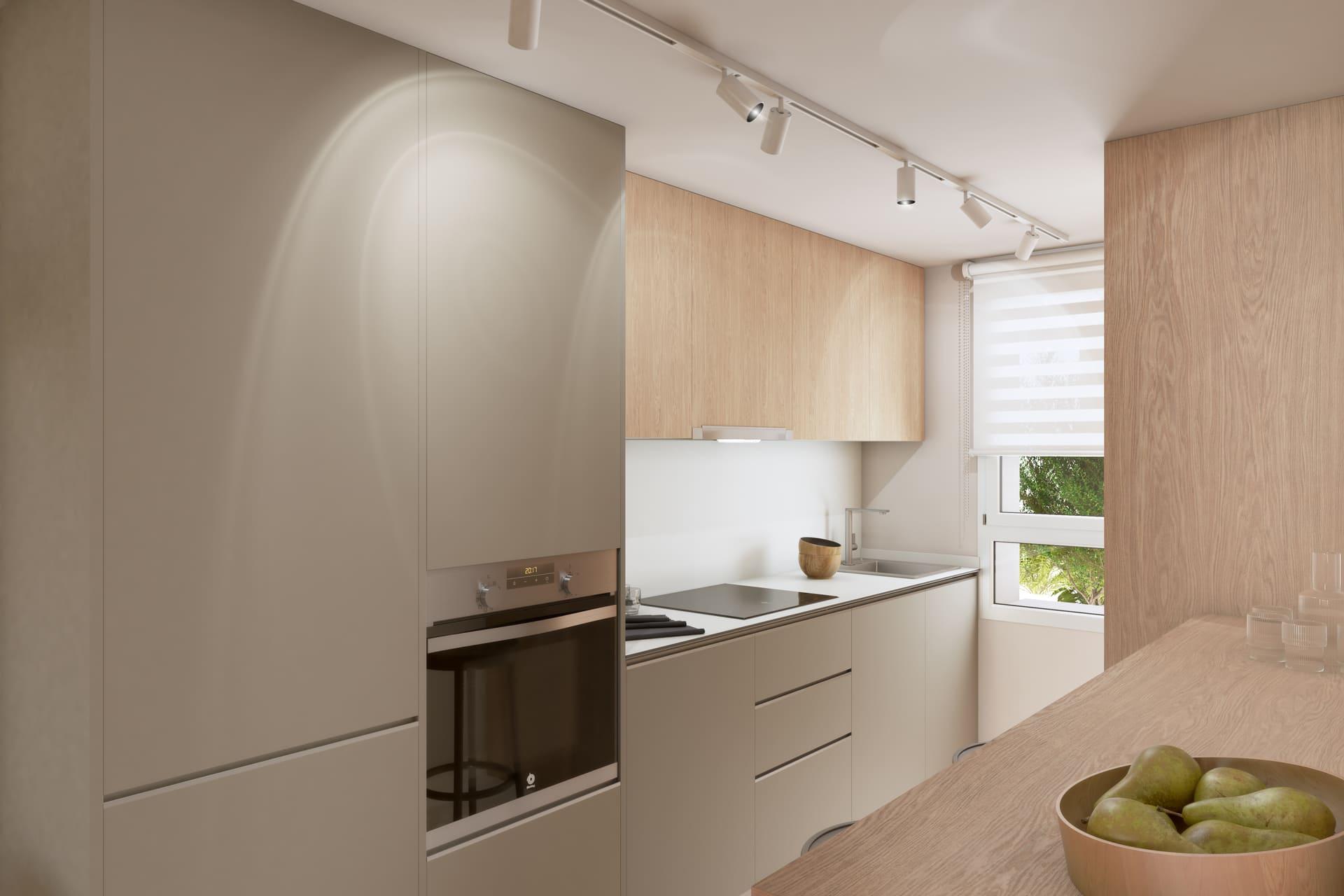Hallway and entrance area in new-build apartment, Estepona Golf
