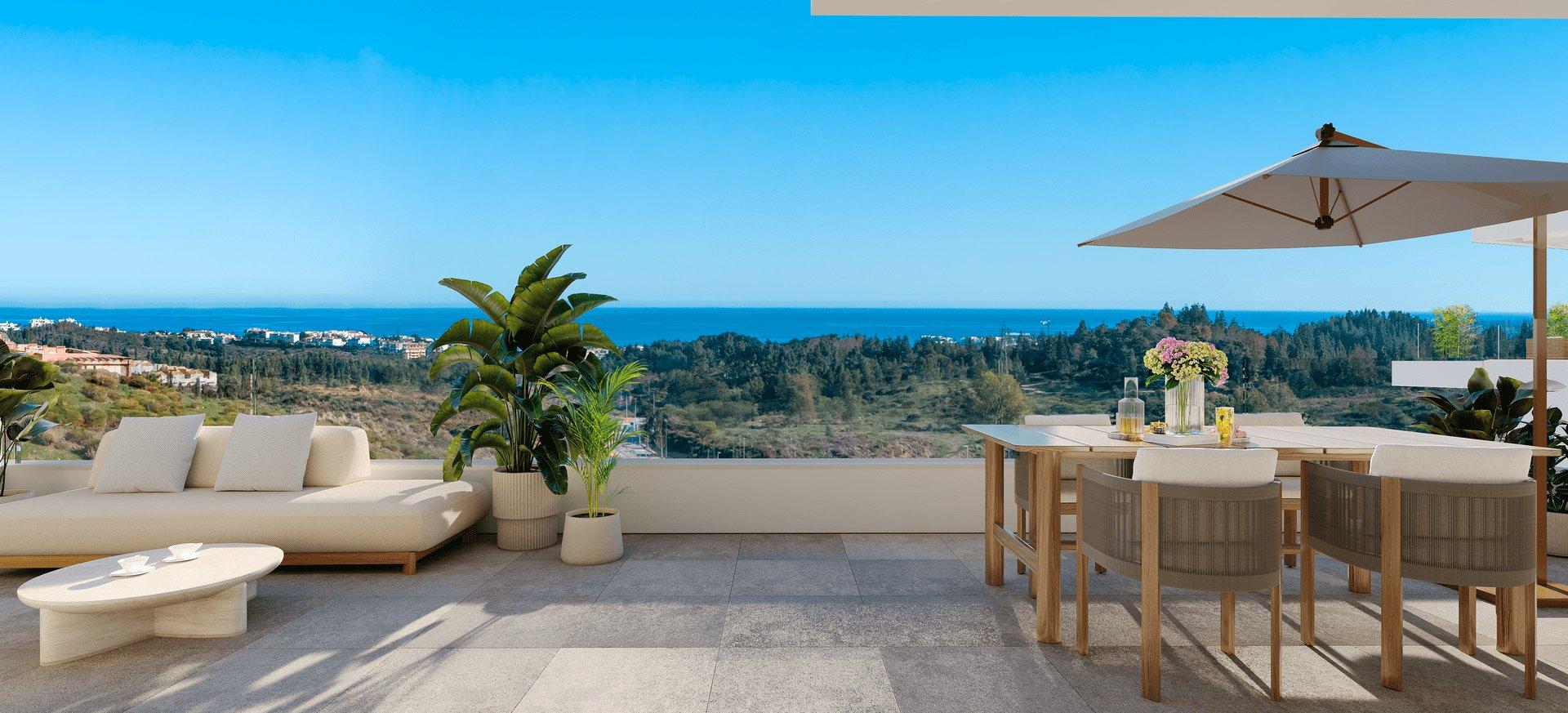 Apartment for sale in Hipódromo-Cerrado del Águila, Mijas - new build residential complex exterior
