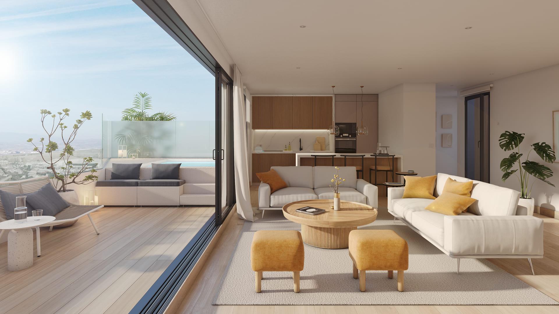 Additional room in apartment, Las lagunas centro