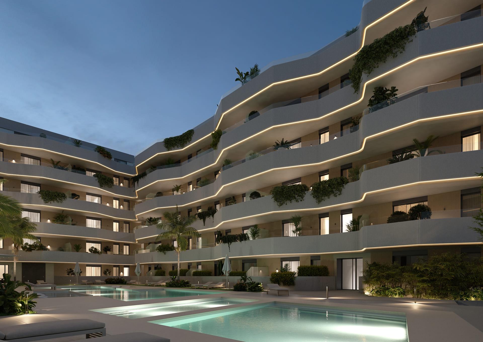 Apartment for sale in Las lagunas, Mijas - new build residential complex exterior