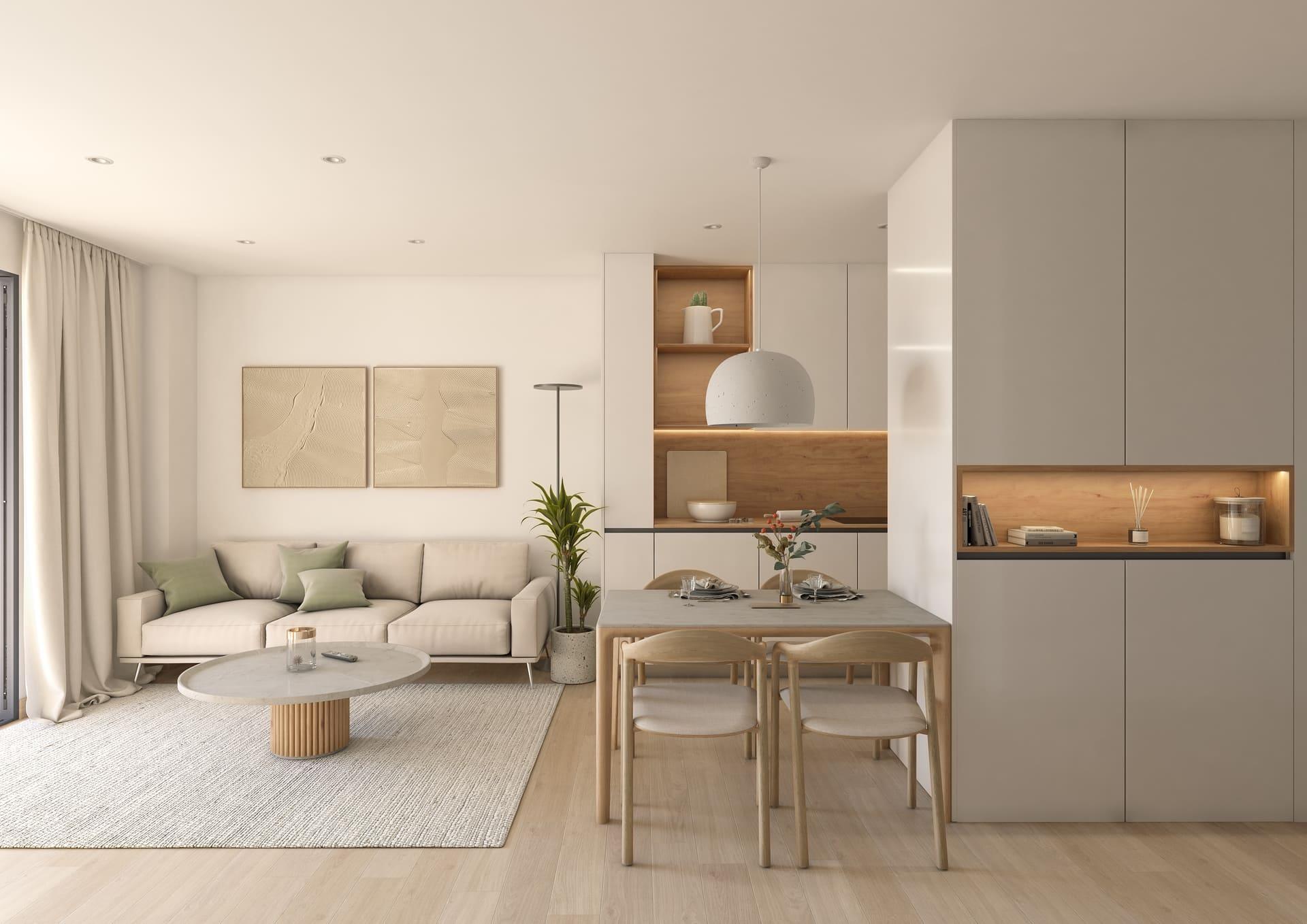 Interior view of apartment in Las lagunas, Mijas