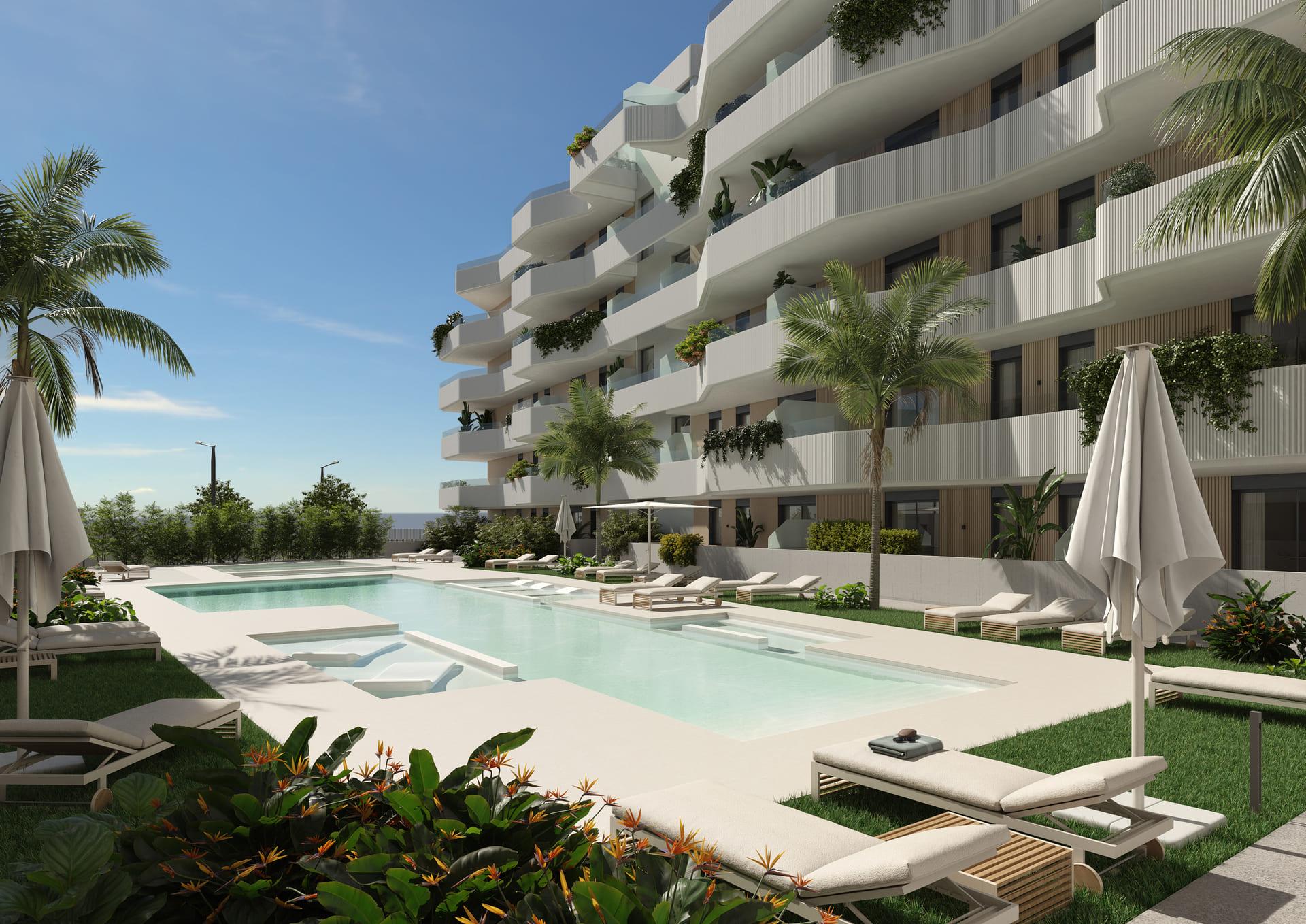 Penthouse for sale in Las lagunas centro, Mijas - new build residential complex exterior
