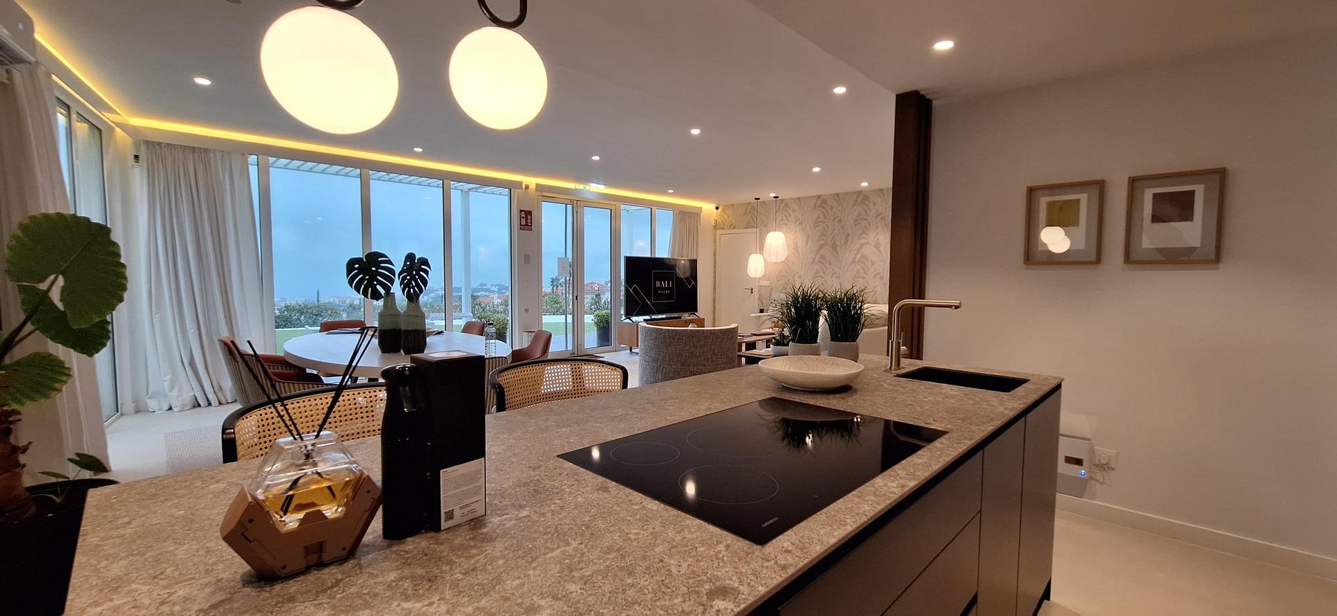 Kitchen detail in new-build villa, Riviera del Sol, Mijas