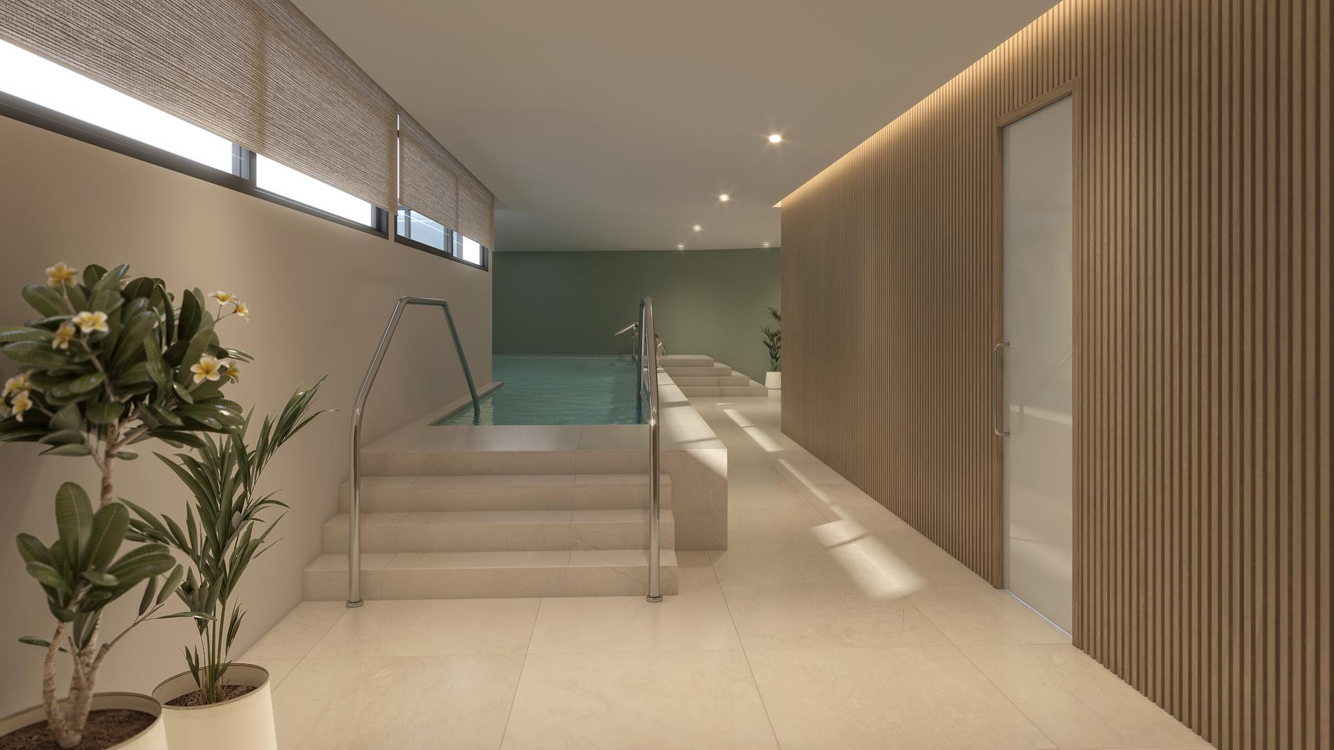 Hallway in new-build villa, Riviera del Sol, Mijas