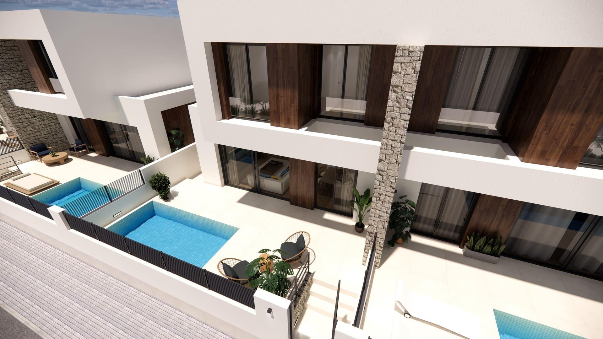 Living area in 3-bedroom new-build villa, Dolores, Alicante
