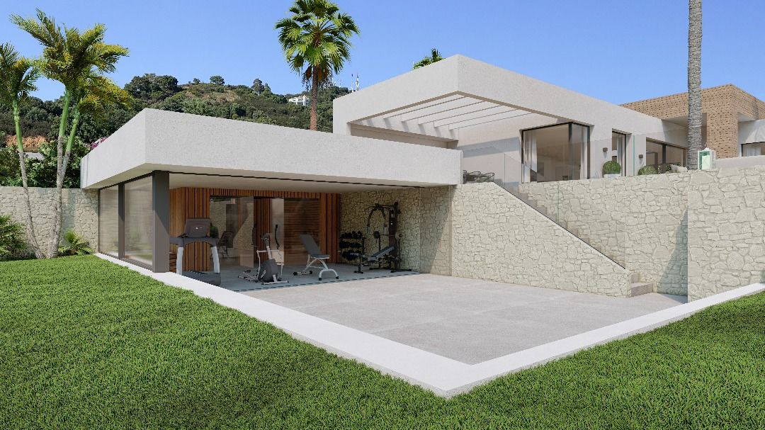 Hallway in 4-bedroom new-build villa, Alto de los Monteros, Marbella