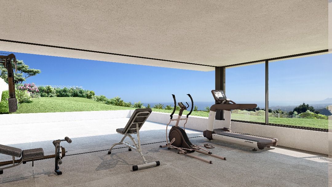 Living area in 4-bedroom villa, Alto de los Monteros, Marbella