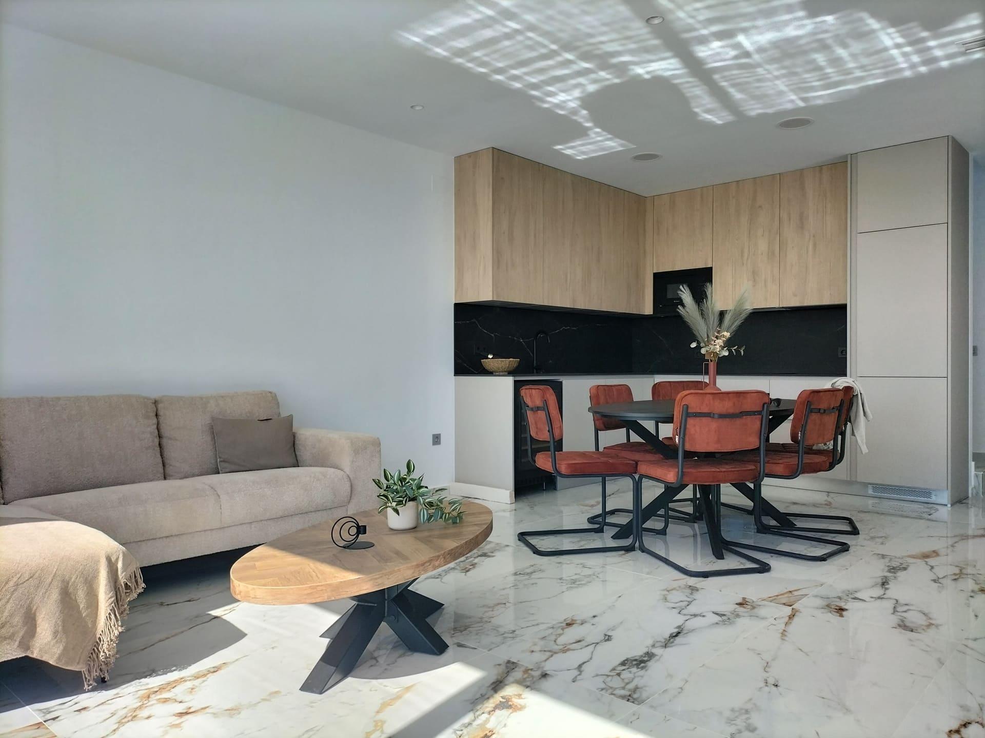 Solarium roof terrace of new-build villa, Pinar de Campoverde