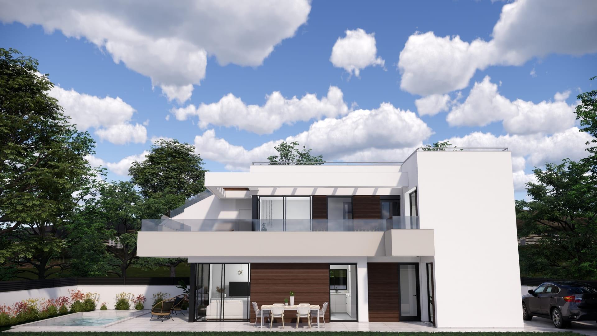 Kitchen in 3-bedroom new-build villa, Pinar de Campoverde
