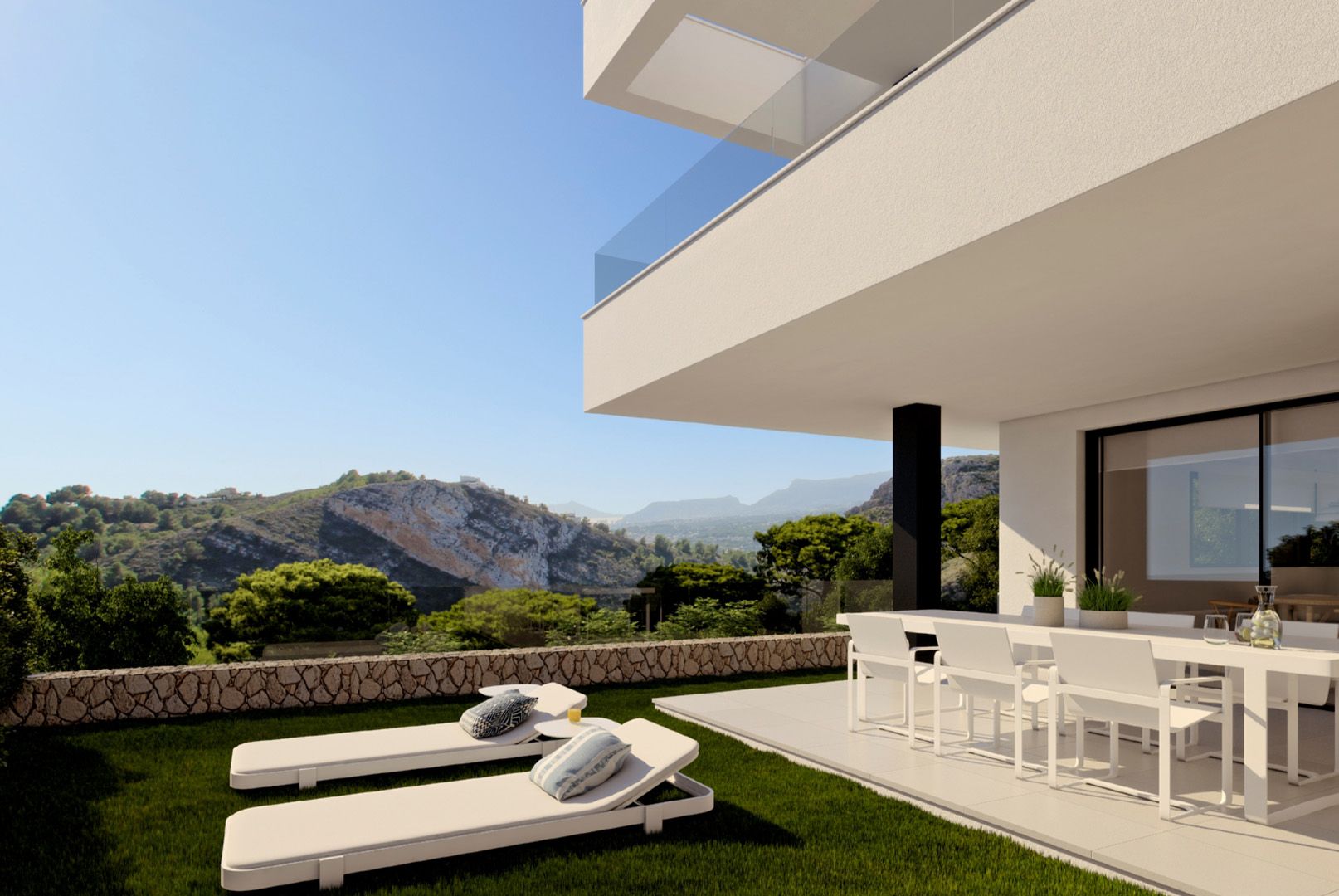 Terrace dining area