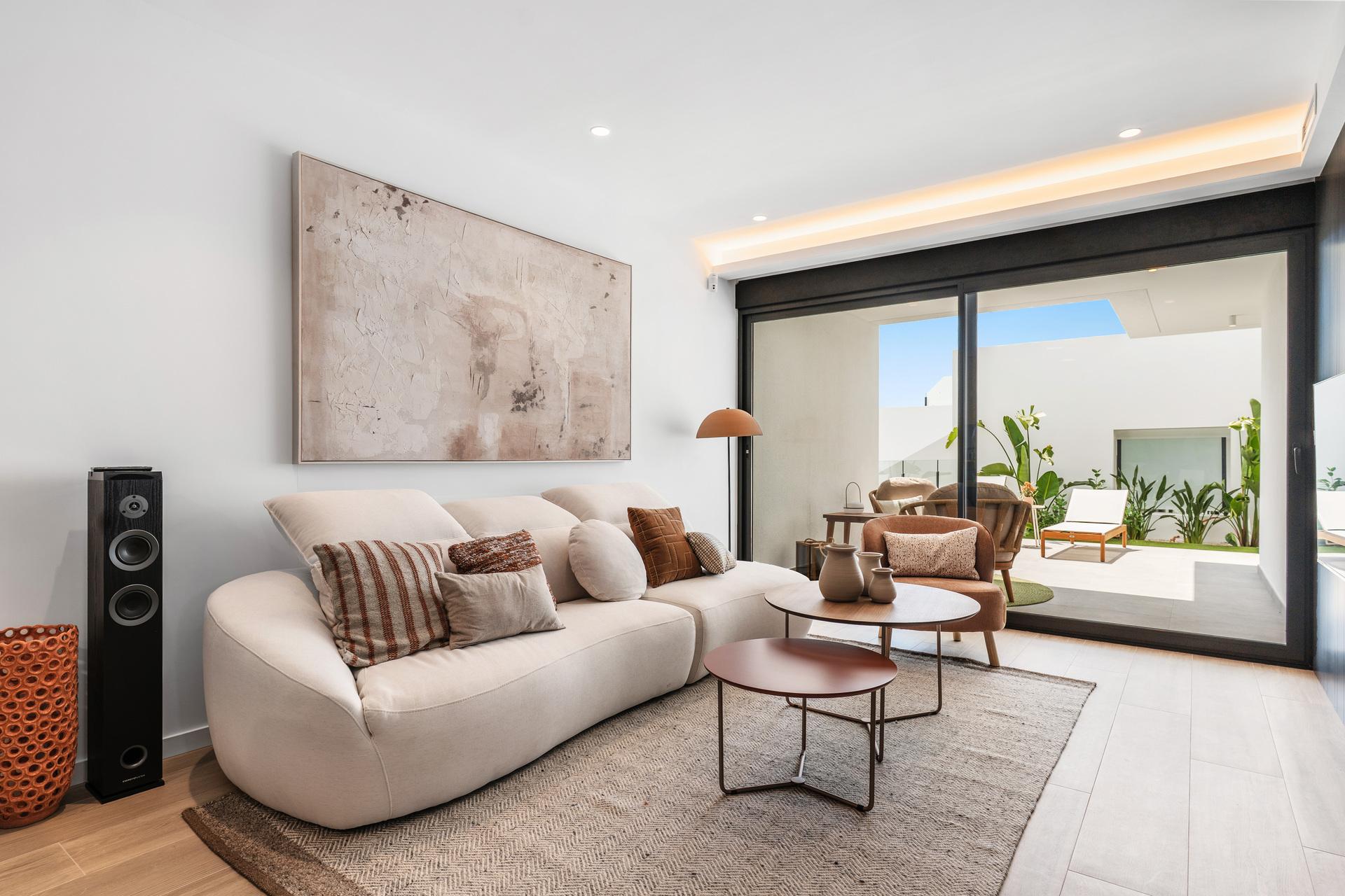 Living area in apartment, Cumbres del Sol