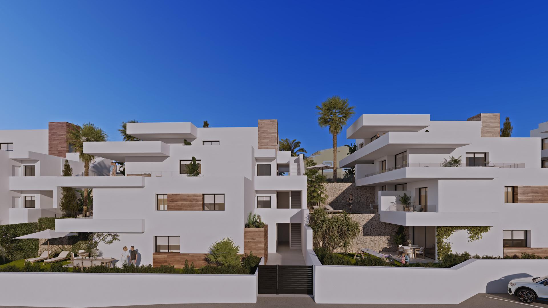 Floor plan showing the layout of the 2-bedroom penthouse
