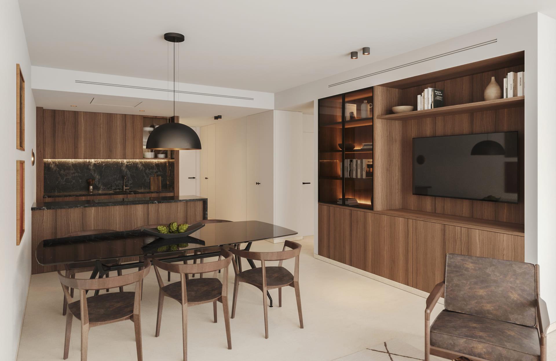 Building entrance and lift area, new-build apartment, Nueva Milla De Oro