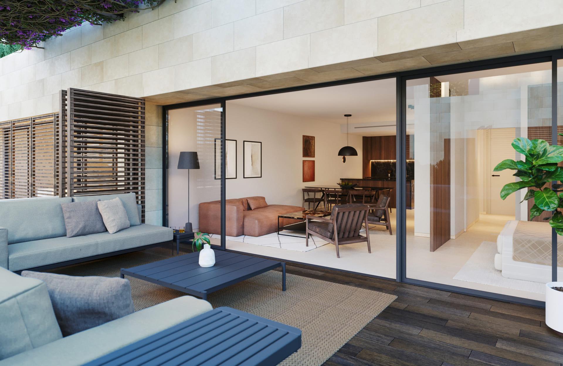 Rooftop solarium in new-build penthouse, Nueva Milla De Oro, Estepona