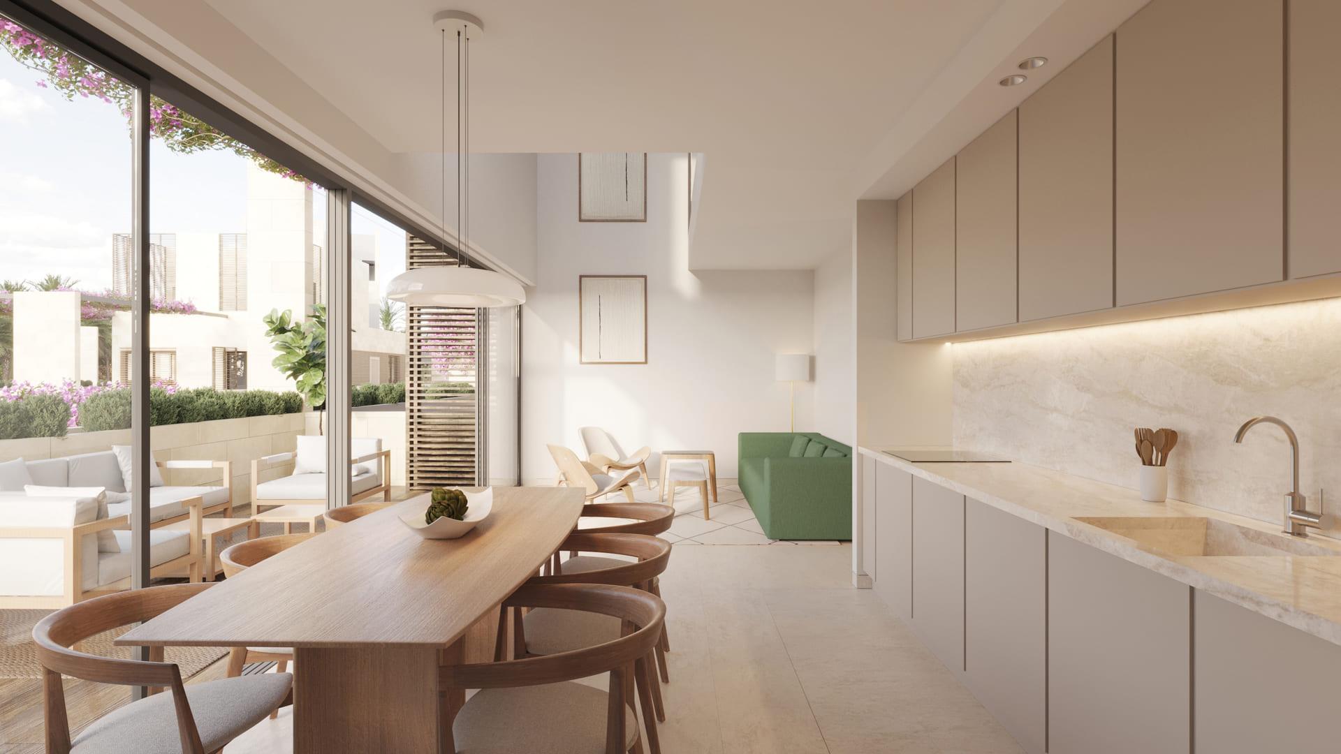 Bathroom in 3-bedroom penthouse, Nueva Milla De Oro, Estepona