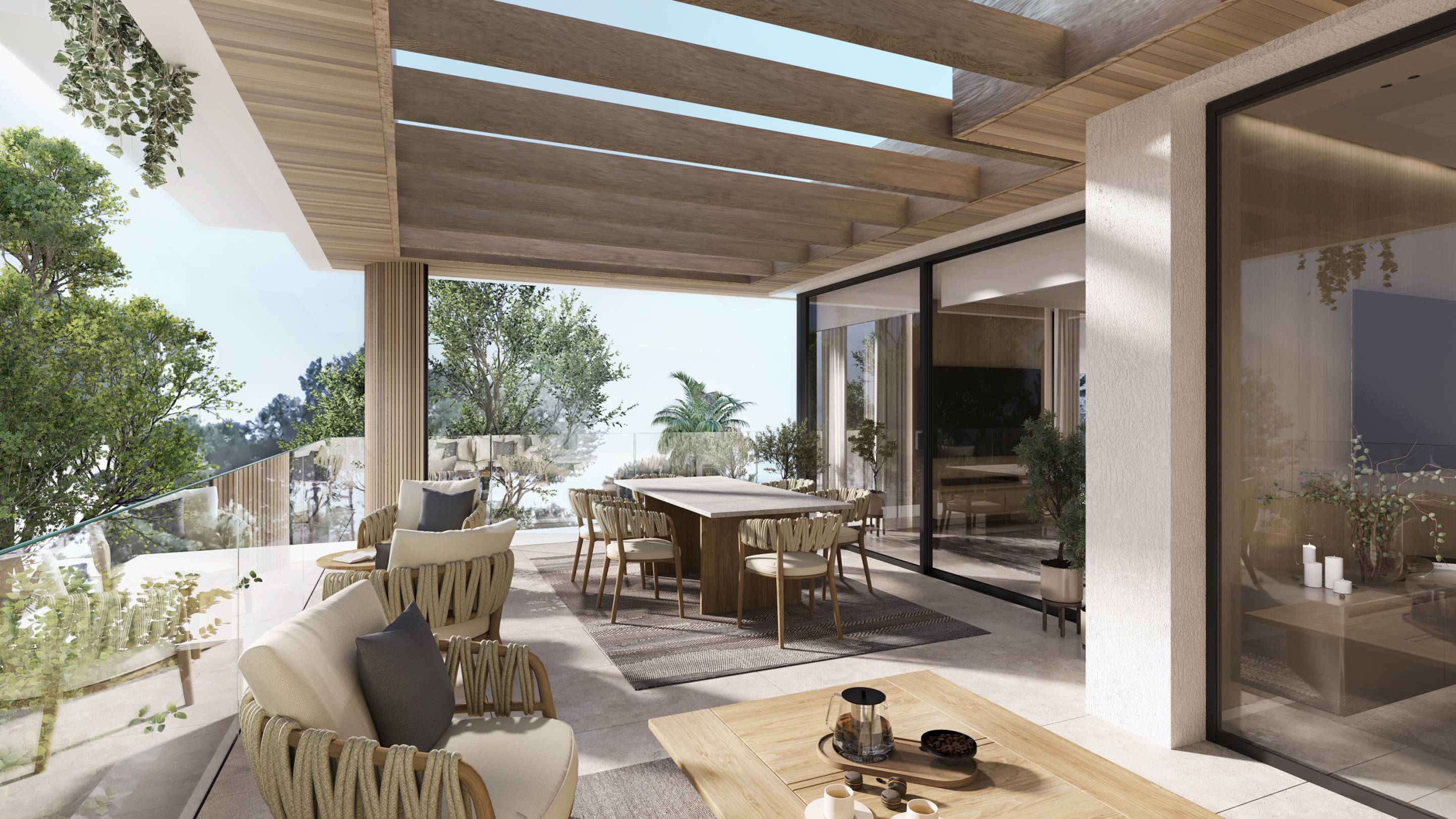 Lift lobby in new-build apartment building, Whater Gardens