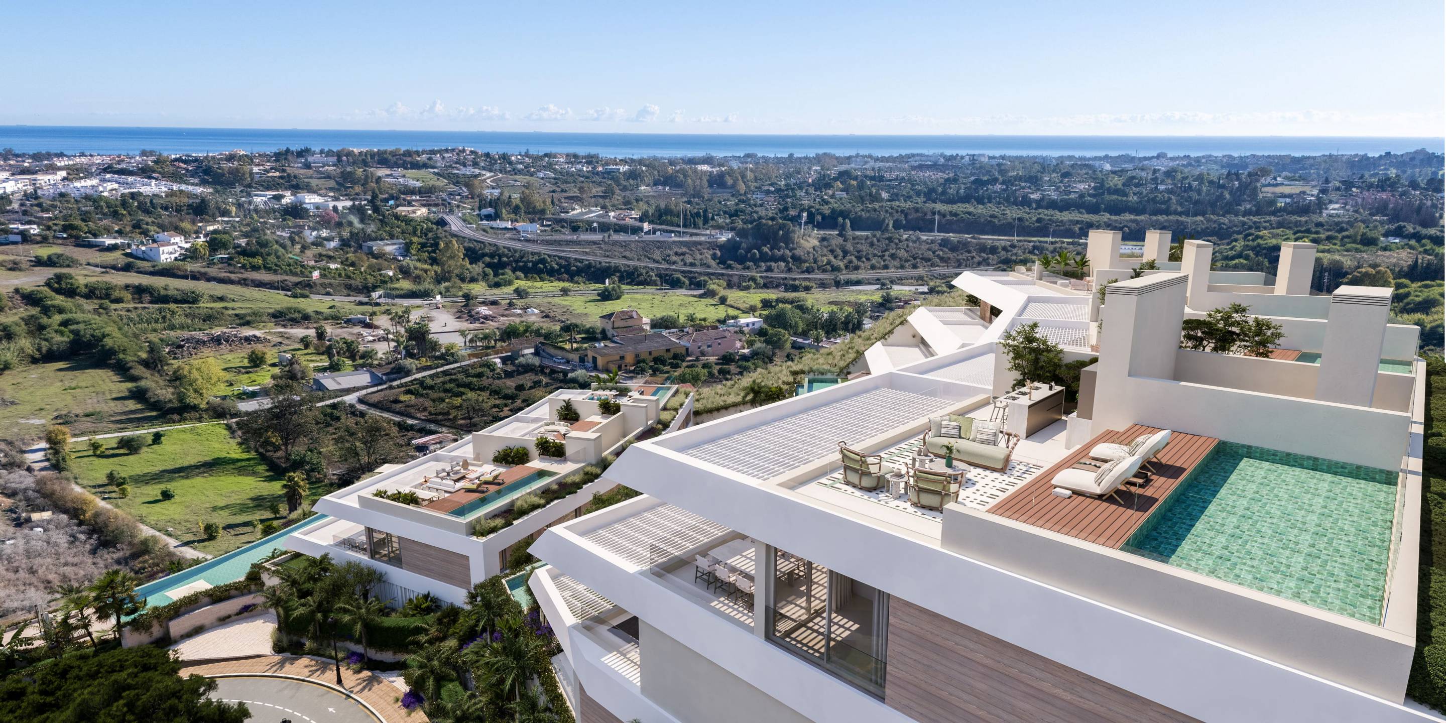 Development location map, Los Almendros, Benahavis