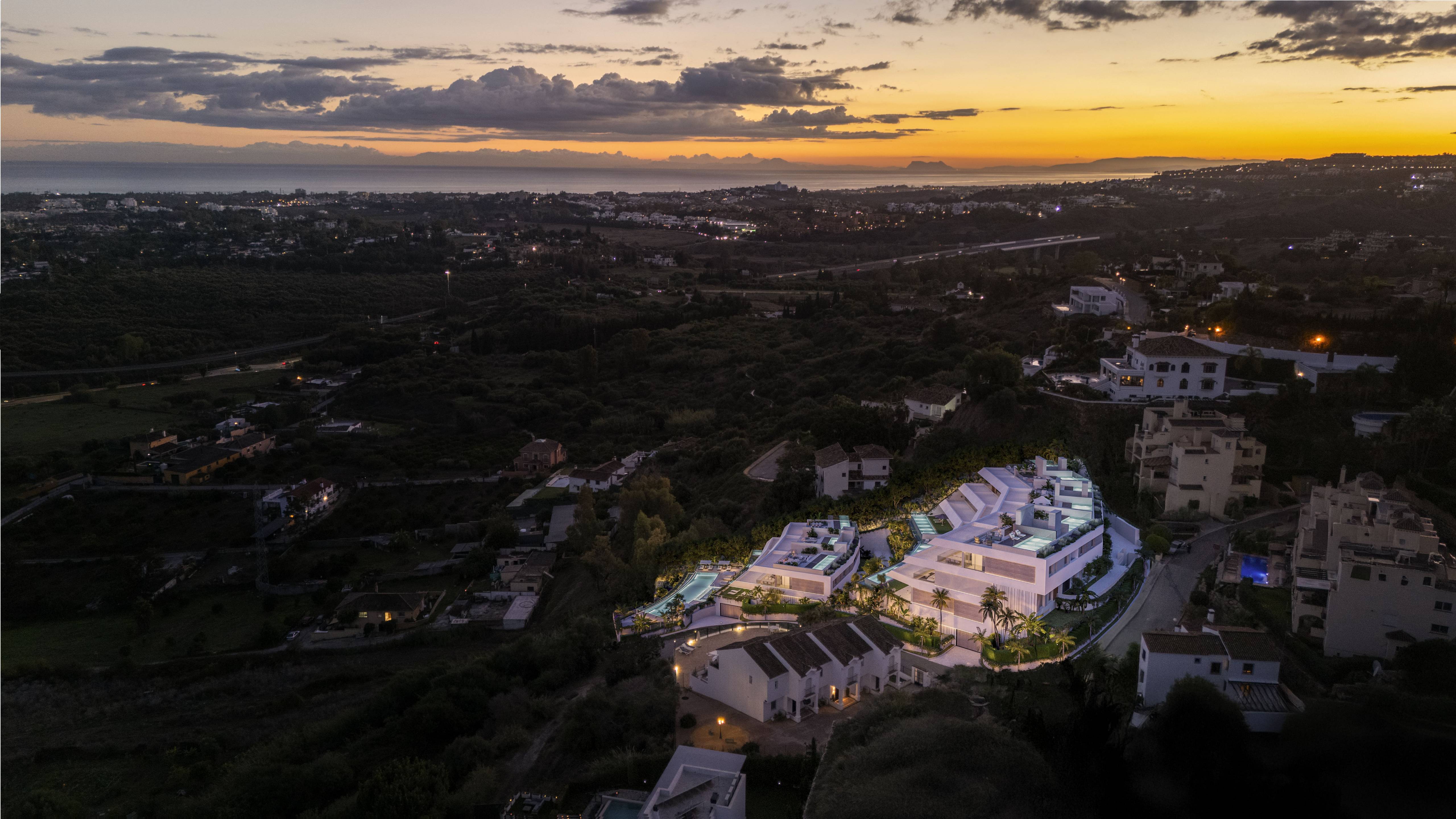 View of surrounding area from first-floor apartment, Los Almendros, Benahavis