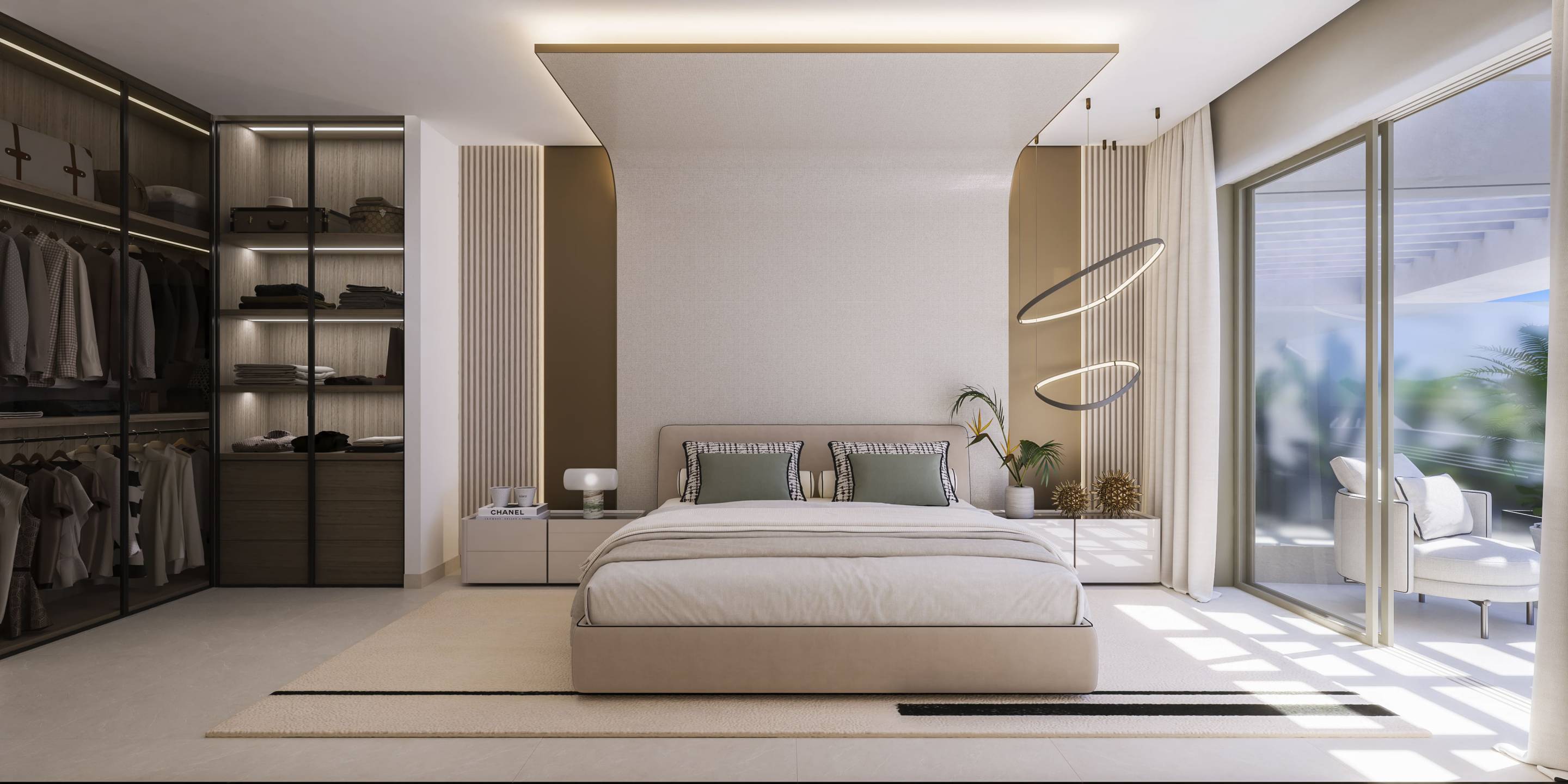 Second bedroom in new-build apartment, Los Almendros, Benahavis