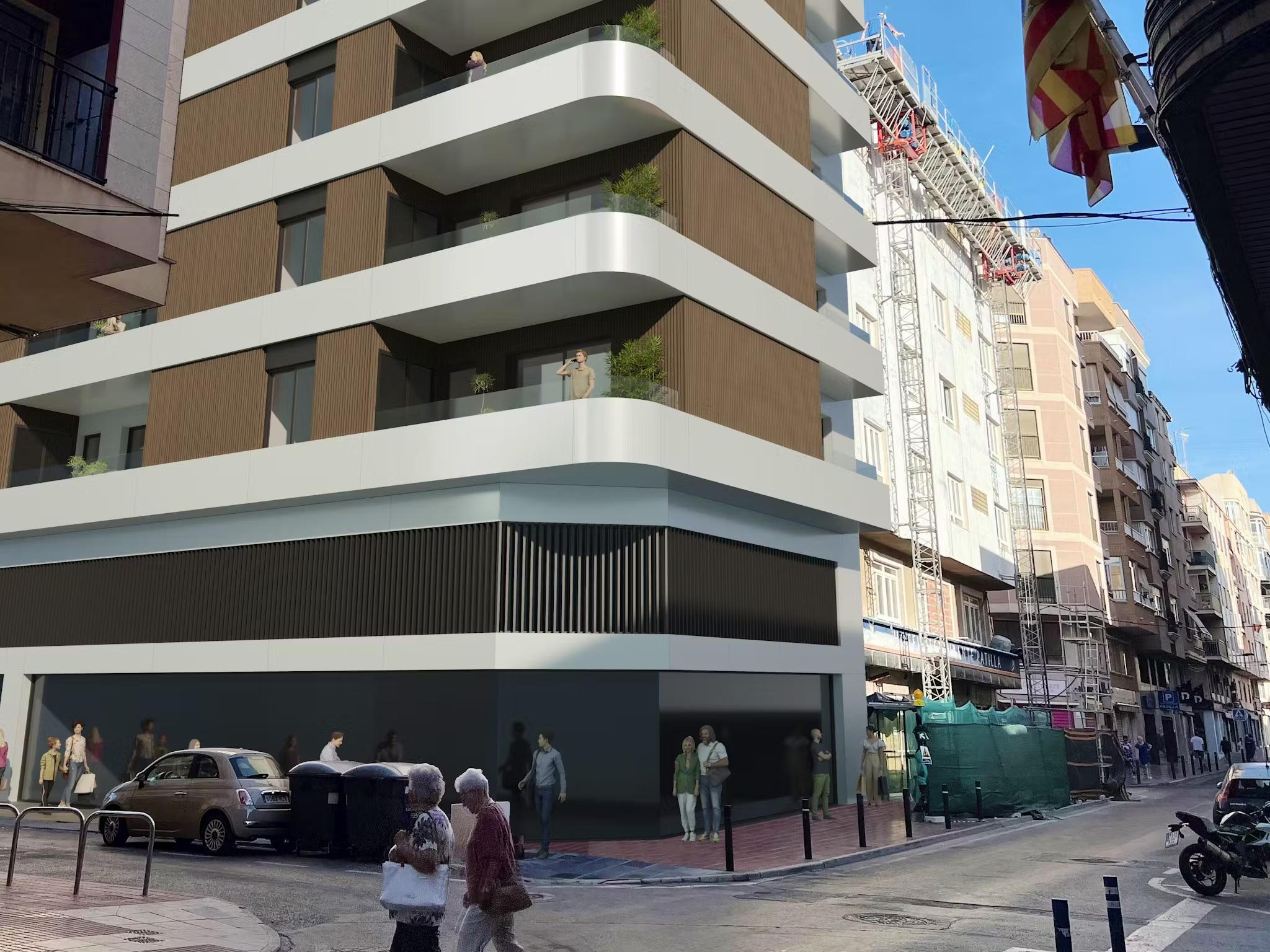 Living area in 2-bedroom apartment, Playa Levante