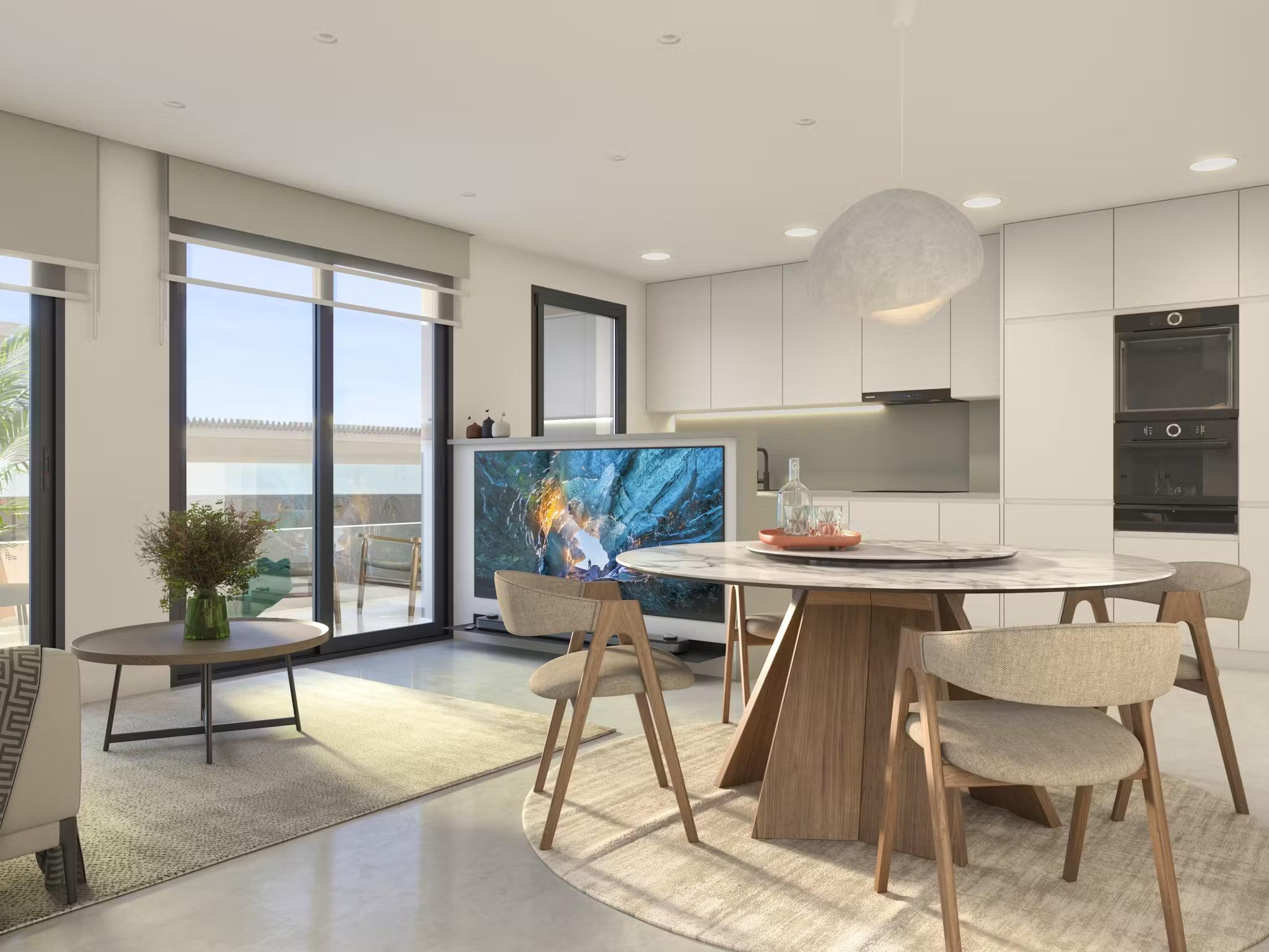 Second view of the apartment interior, Playa Levante
