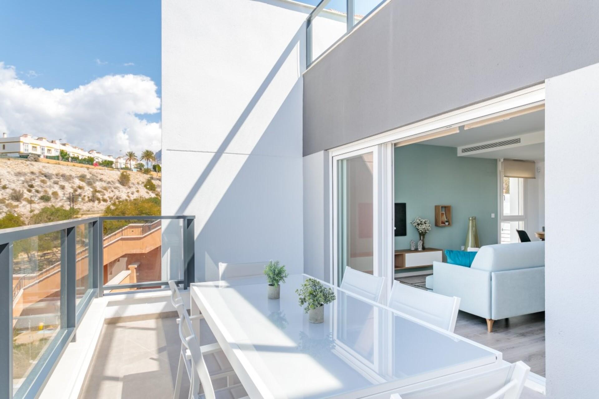 Upper floor or roof terrace of new-build villa, Balcón de Finestrat