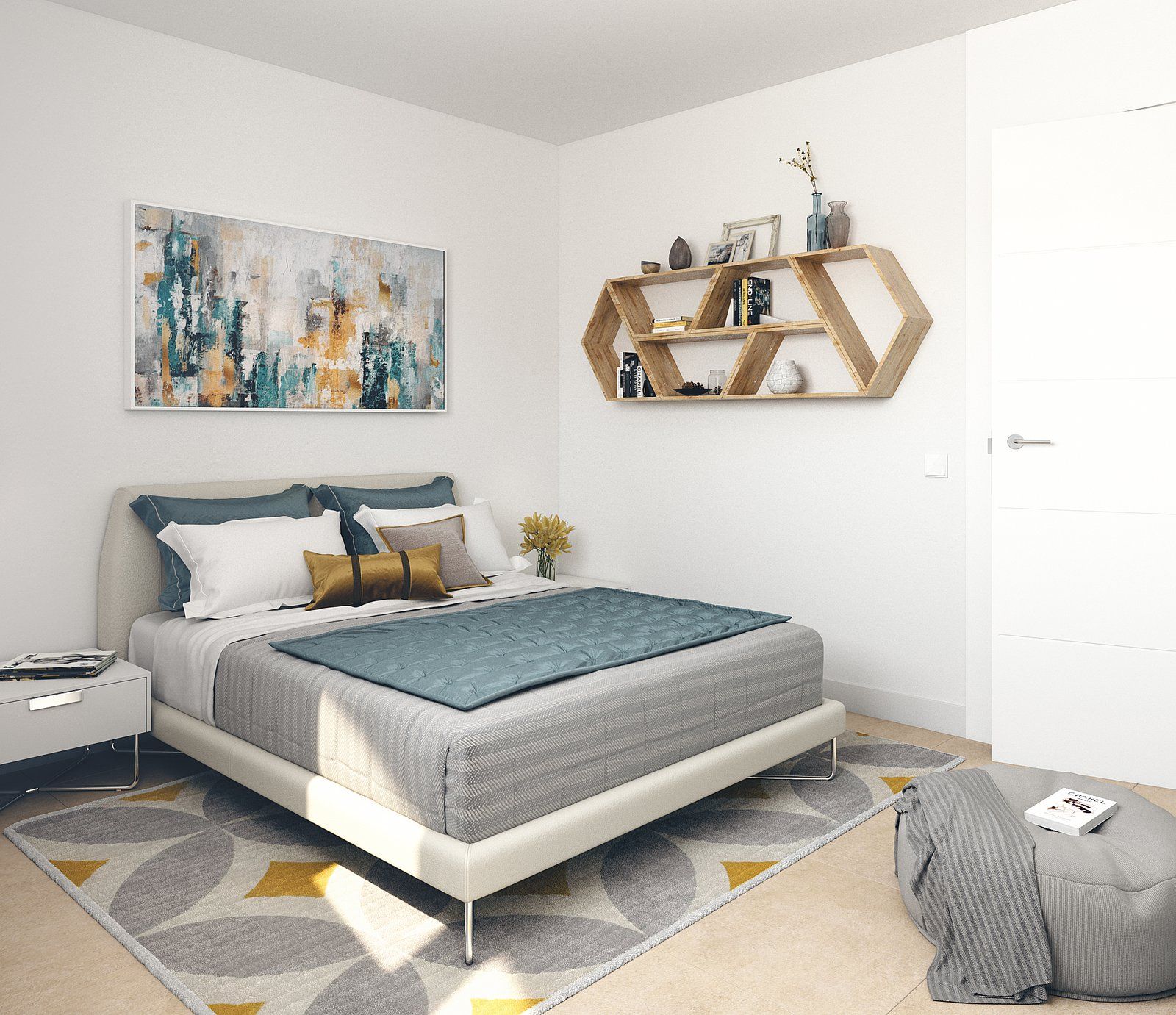 Living and dining area in 2-bedroom apartment, Los Alamos, Torremolinos