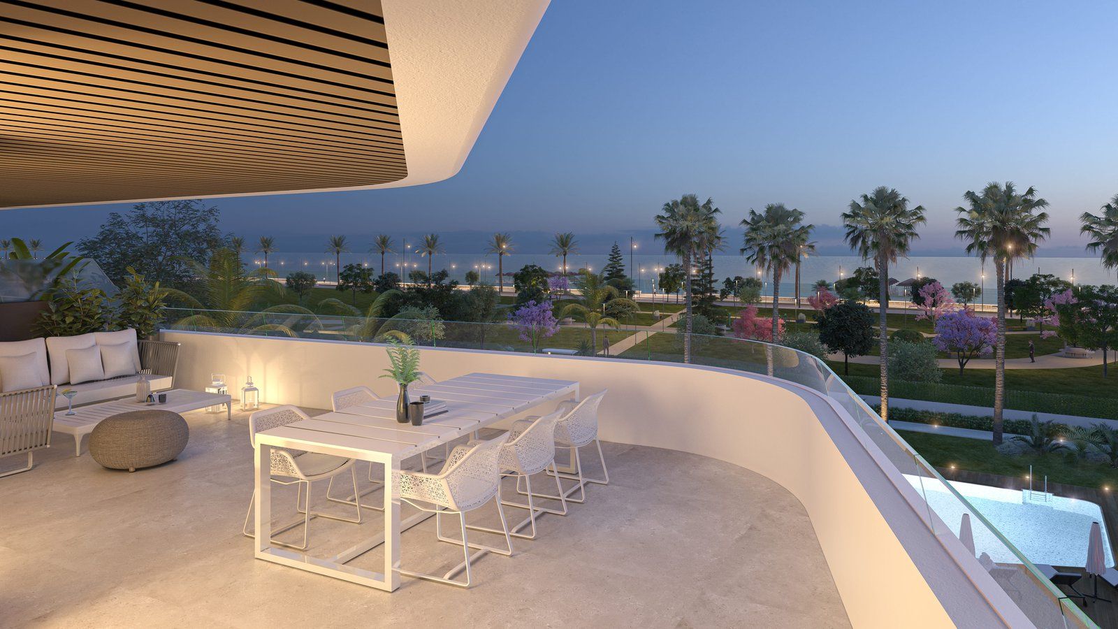 Hallway in 2-bedroom new-build apartment, Los Alamos, Torremolinos