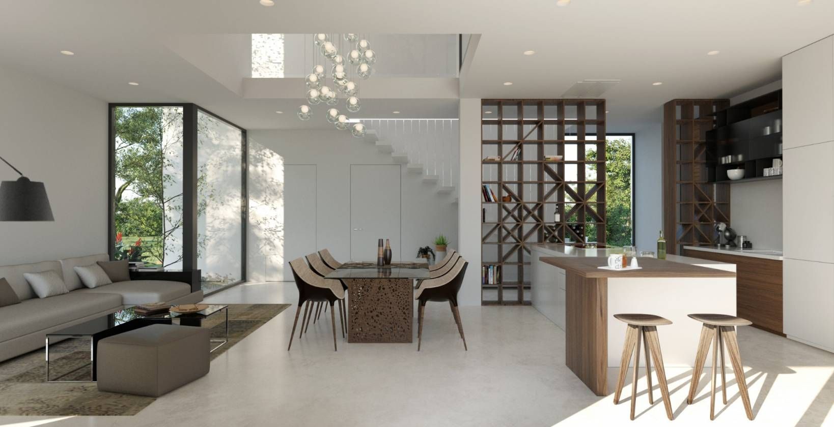 Solarium terrace on roof level of new-build villa, Campoamor