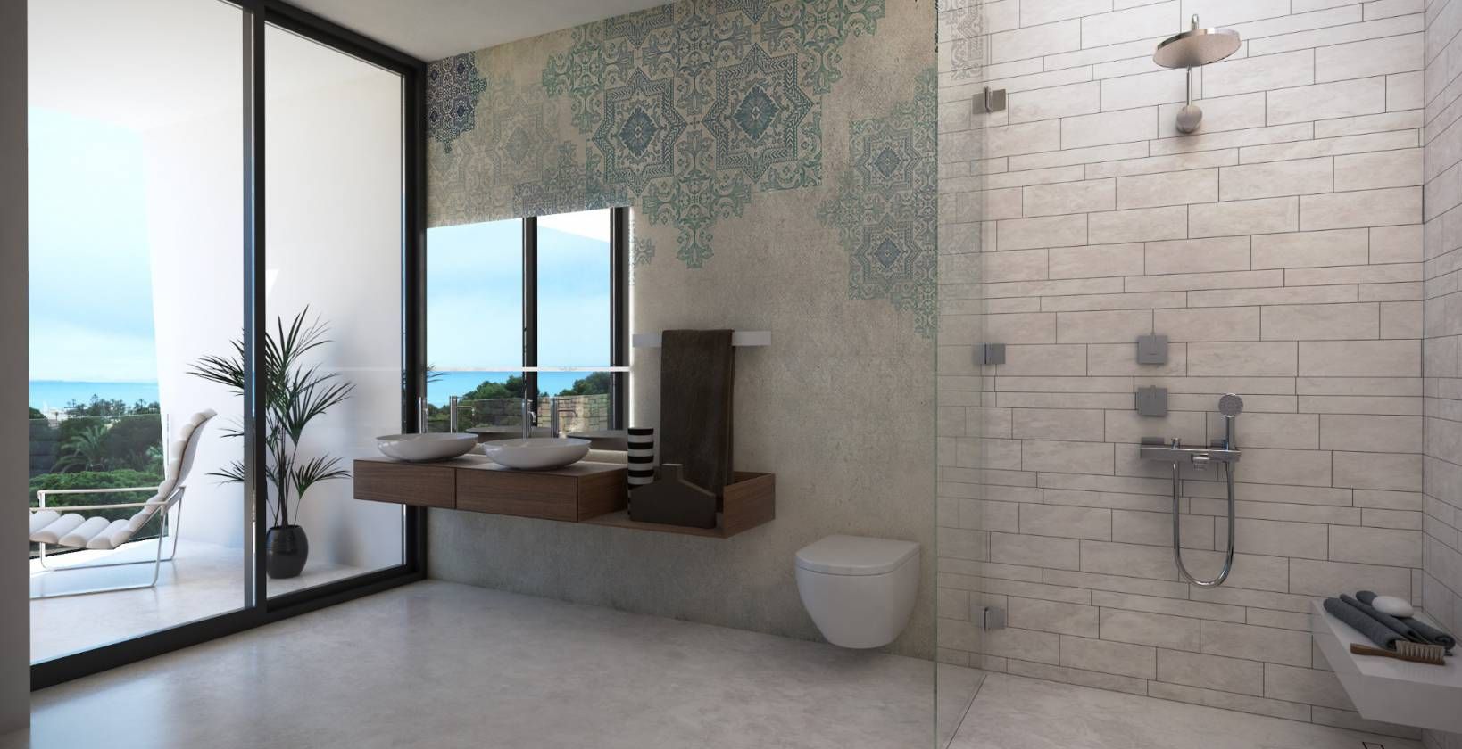 Open-plan kitchen and dining space in new-build villa, Campoamor