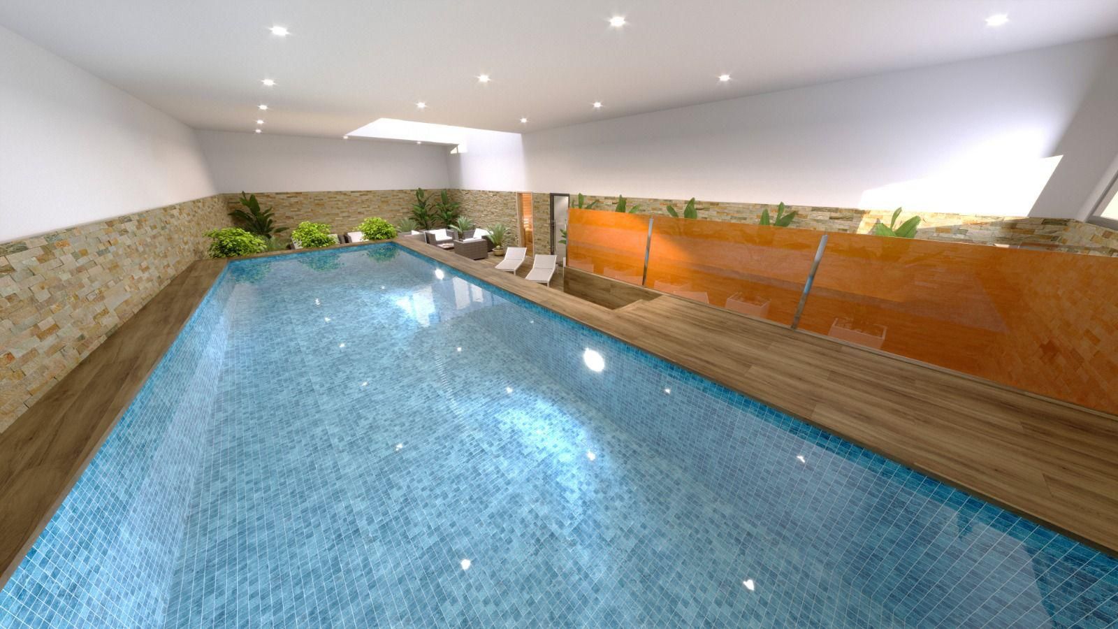 Living room flooring detail in new-build penthouse, Centro, Torrevieja