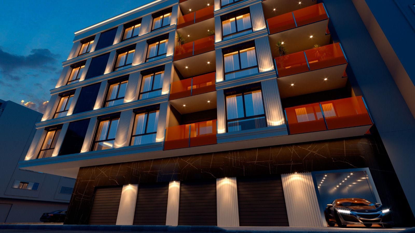 Pool surrounds and terrace area, new-build building, Centro, Torrevieja