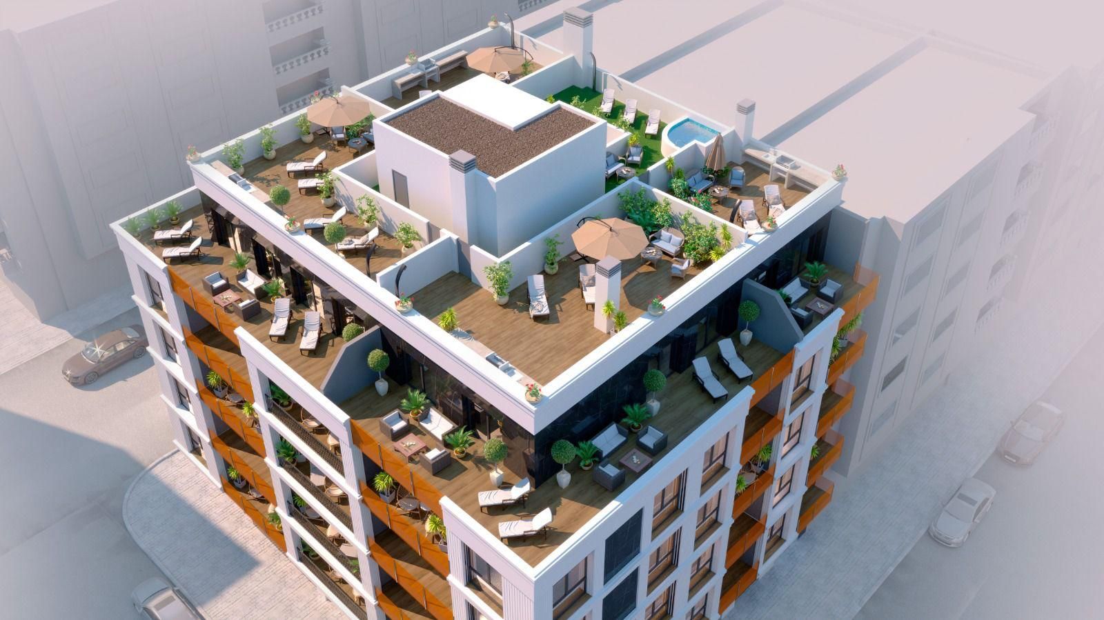 Building exterior from street level, Centro, Torrevieja
