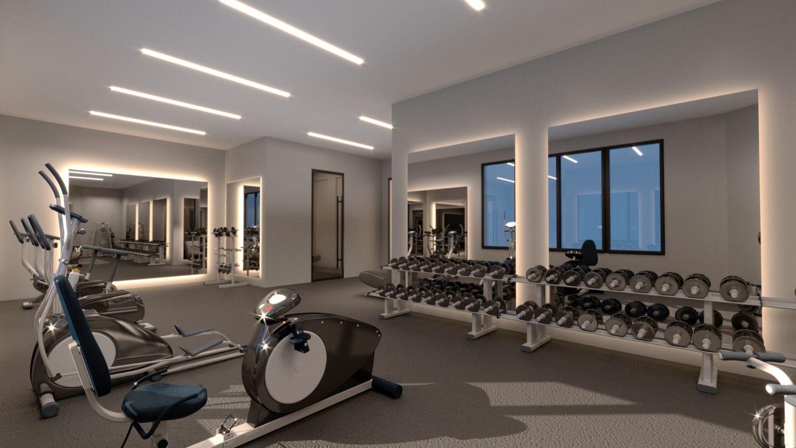Open-plan kitchen and living room, new-build penthouse, Centro, Torrevieja