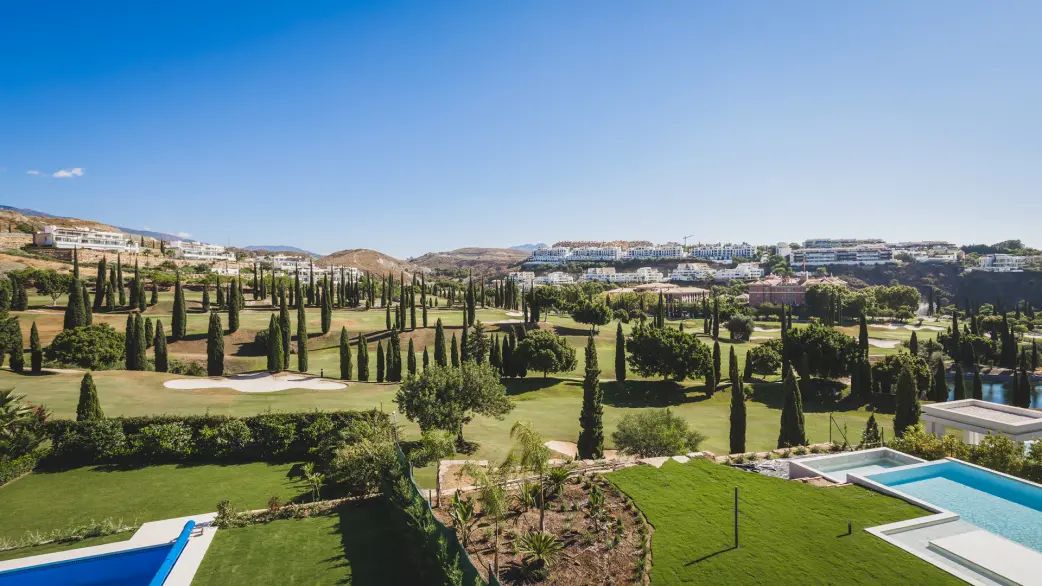 Living area in 4-bedroom villa, Los Flamingos, Benahavis